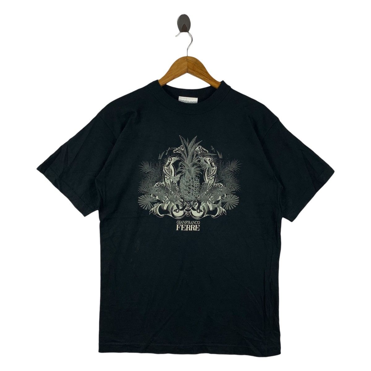 Gianfranco Ferre × Japanese Brand × Vintage Vintage 90s GIANFRANCO FERRE big printed spellout tee Size US S / EU 44-46 / 1 - 1 Thumbnail