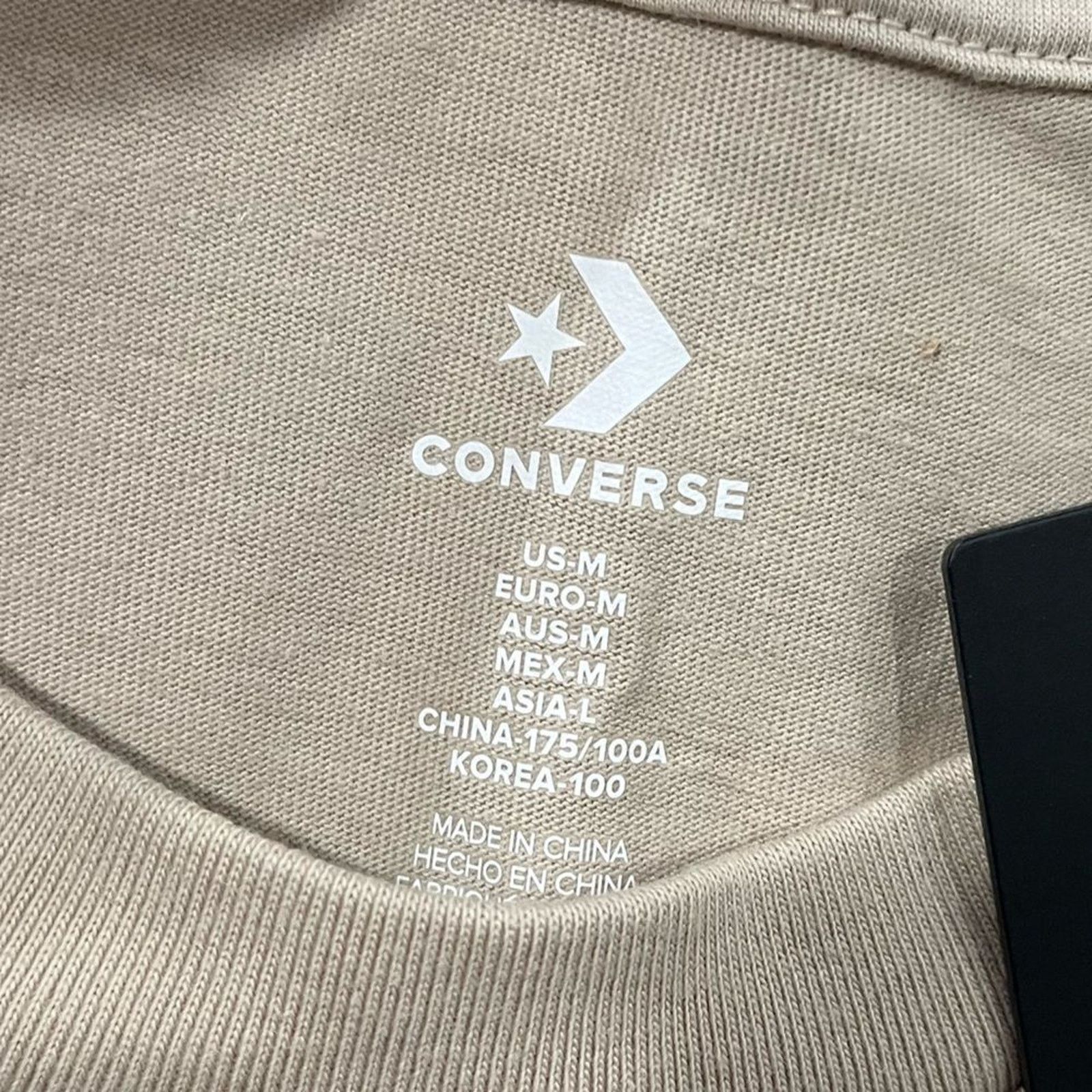 Converse NWT Converse Tree Of Life Fleece Tee Long Sleeve Crewneck M Size US M / EU 48-50 / 2 - 4 Thumbnail