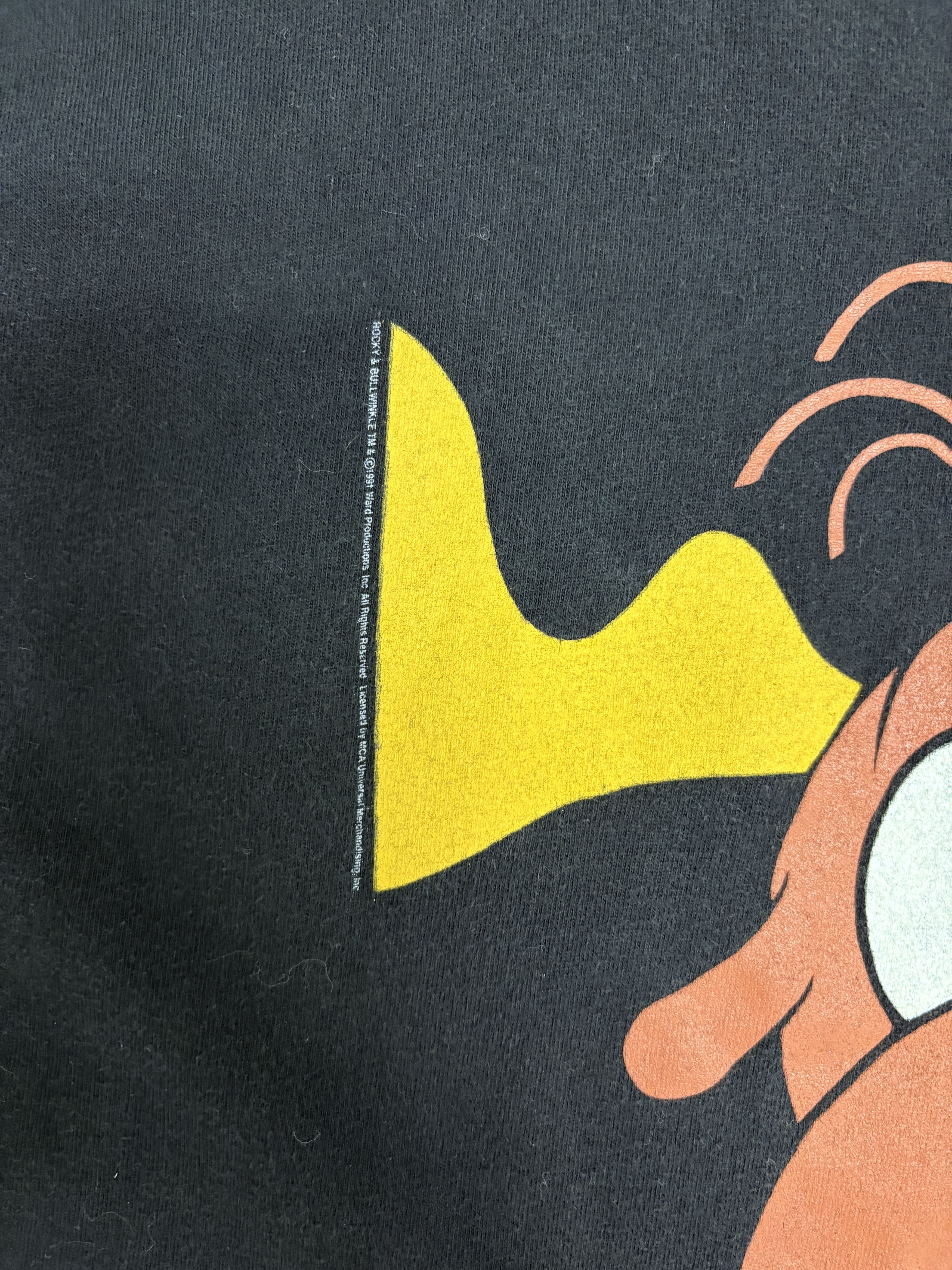 Vintage Rocky and Bullwinkle Taco Bell Vintage Black T-Shirt Tee Size US L / EU 52-54 / 3 - 3 Thumbnail