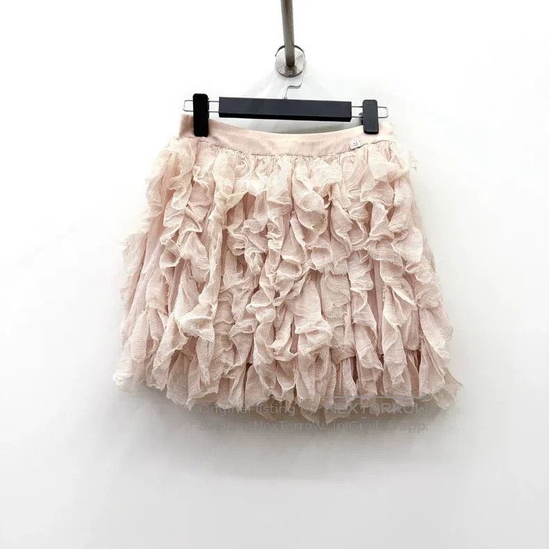 Chanel Chanel Mermaid silk feather skirt Size 42" / US 20 - 2 Thumbnail