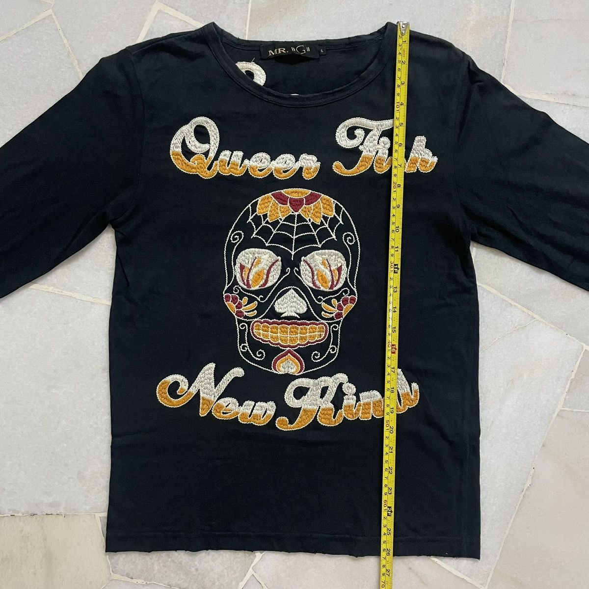 Ed Hardy LS Queer Fish New Kind Graphic & Skull Design Size US M / EU 48-50 / 2 - 7 Thumbnail