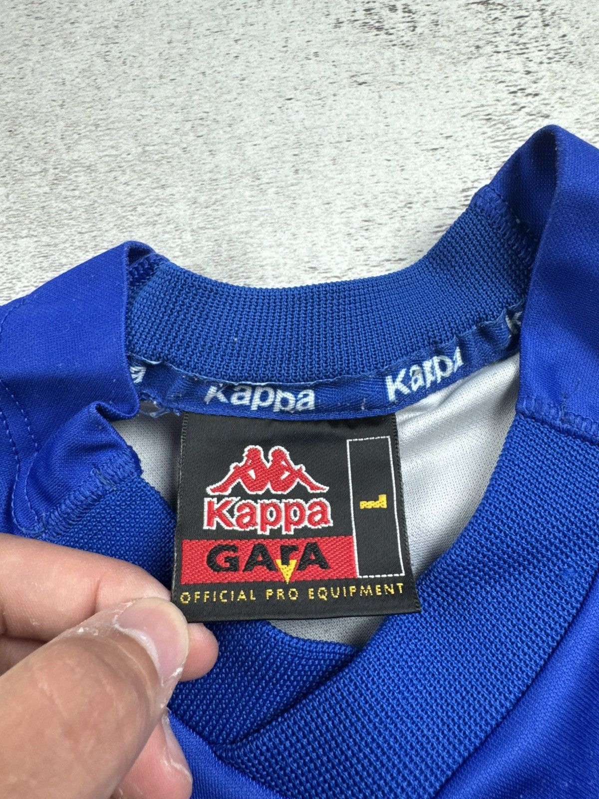 Kappa Vintage Italy 1998/2000 National Kappa Home Soccer Football T Shirt Jersey Tee Size US L / EU 52-54 / 3 - 12 Thumbnail