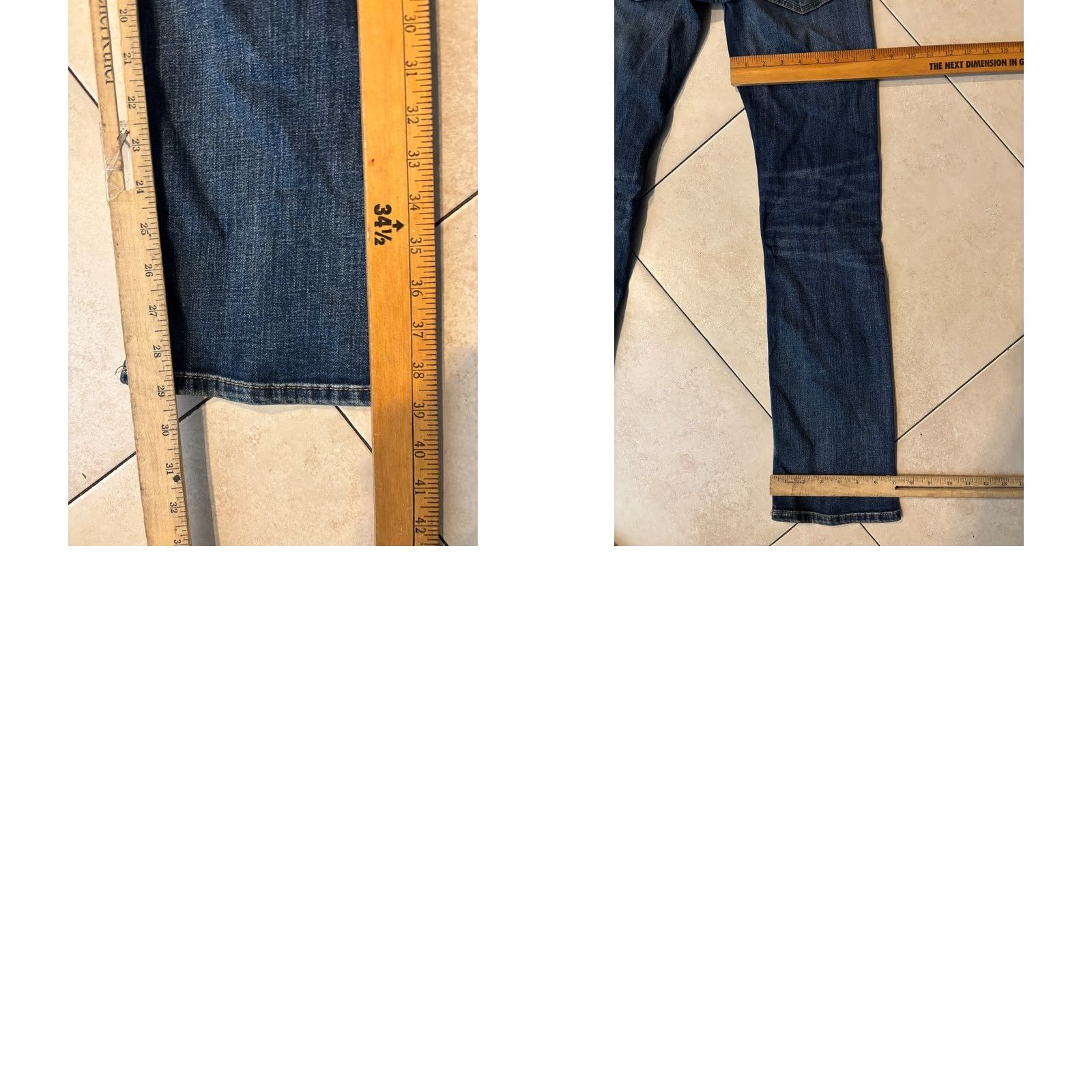 Vintage Buckle BKE Aiden Jeans Mens 26R Dark Wash Denim 5-Pocket Straight Distressed Western Modern Buckle Brand Buckle Bke Mens Jeans 26 Dark Blue Size US 26 / EU 42 - 8 Thumbnail