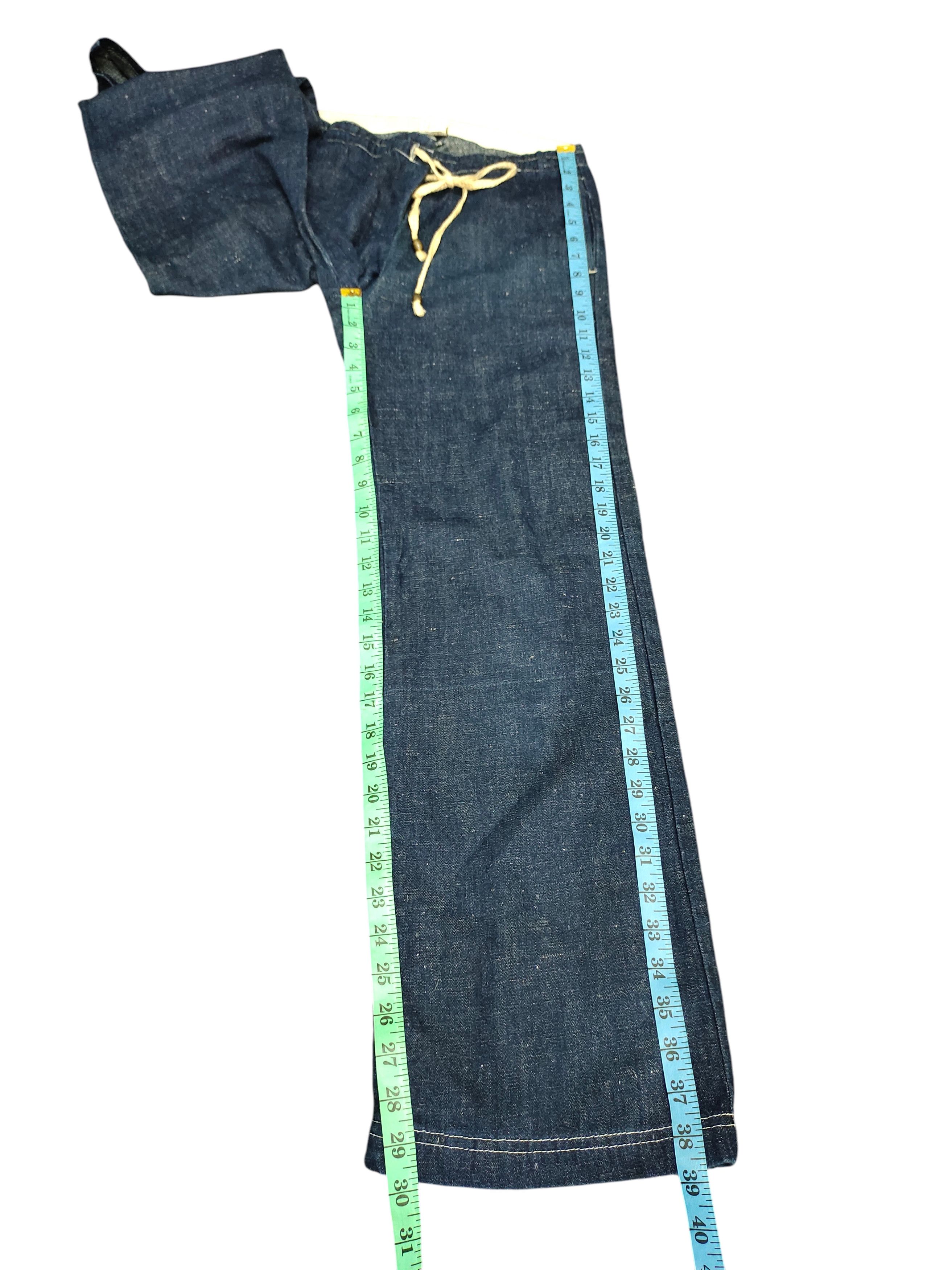 Kapital Vintage 90s Braga Japan Indigo Loose Wide Relaxed Pants Size US 26 / EU 42 - 15 Thumbnail