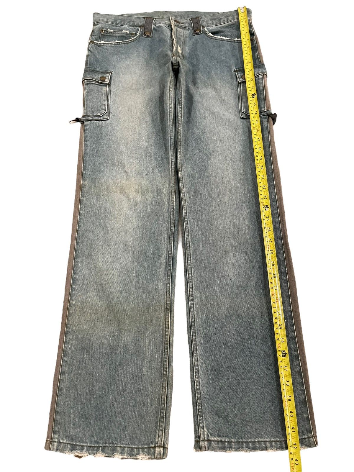 Nicole Club Vintage Japan Monsieur Nicole Cargo Style Loose Jeans Size US 34 / EU 50 - 12 Thumbnail