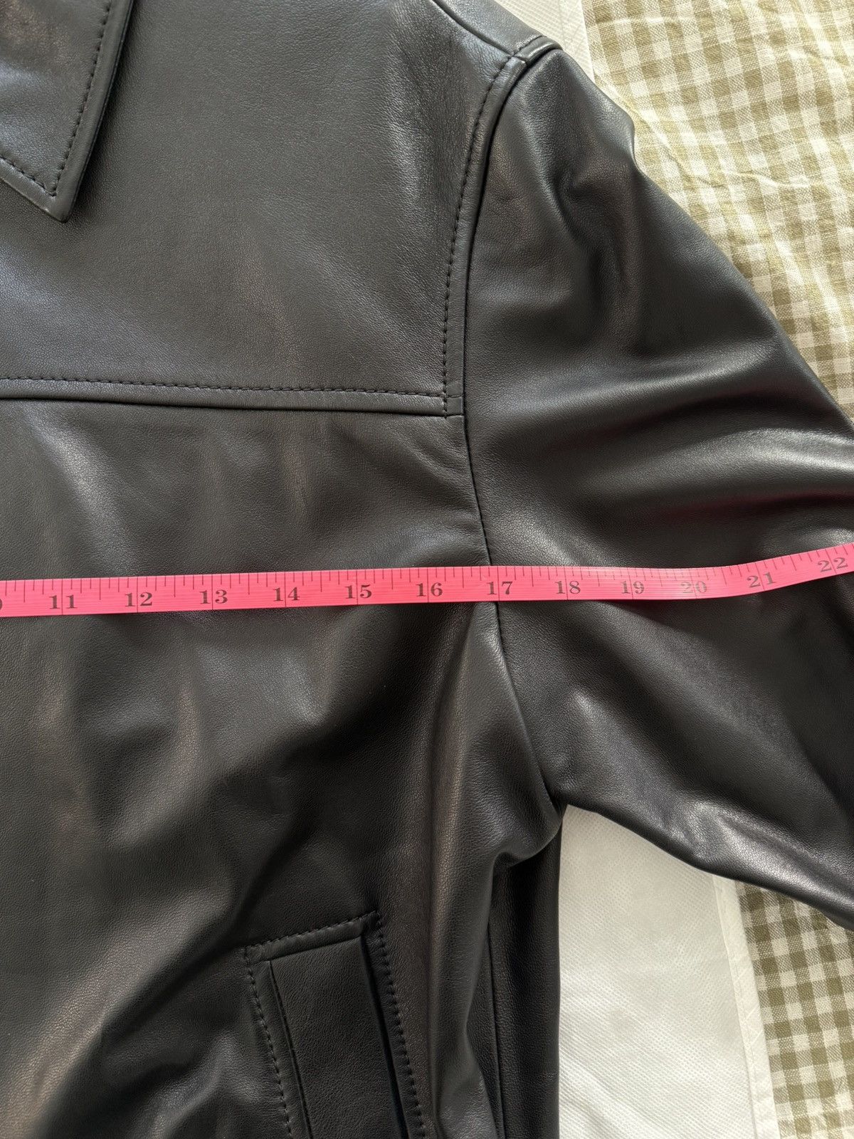 Coach Oversized Leather Jacket Size S / US 4 / IT 40 - 7 Thumbnail