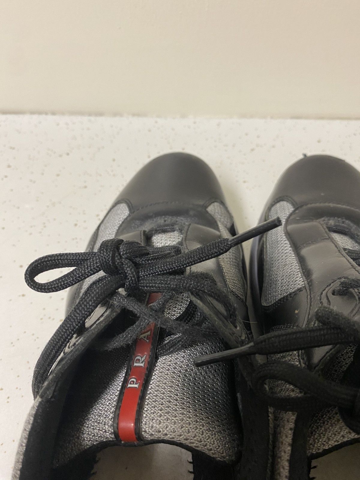 Prada Prada Americas Cup Sneakers Shoes Black Grey Size US 10 / EU 43 - 9 Thumbnail