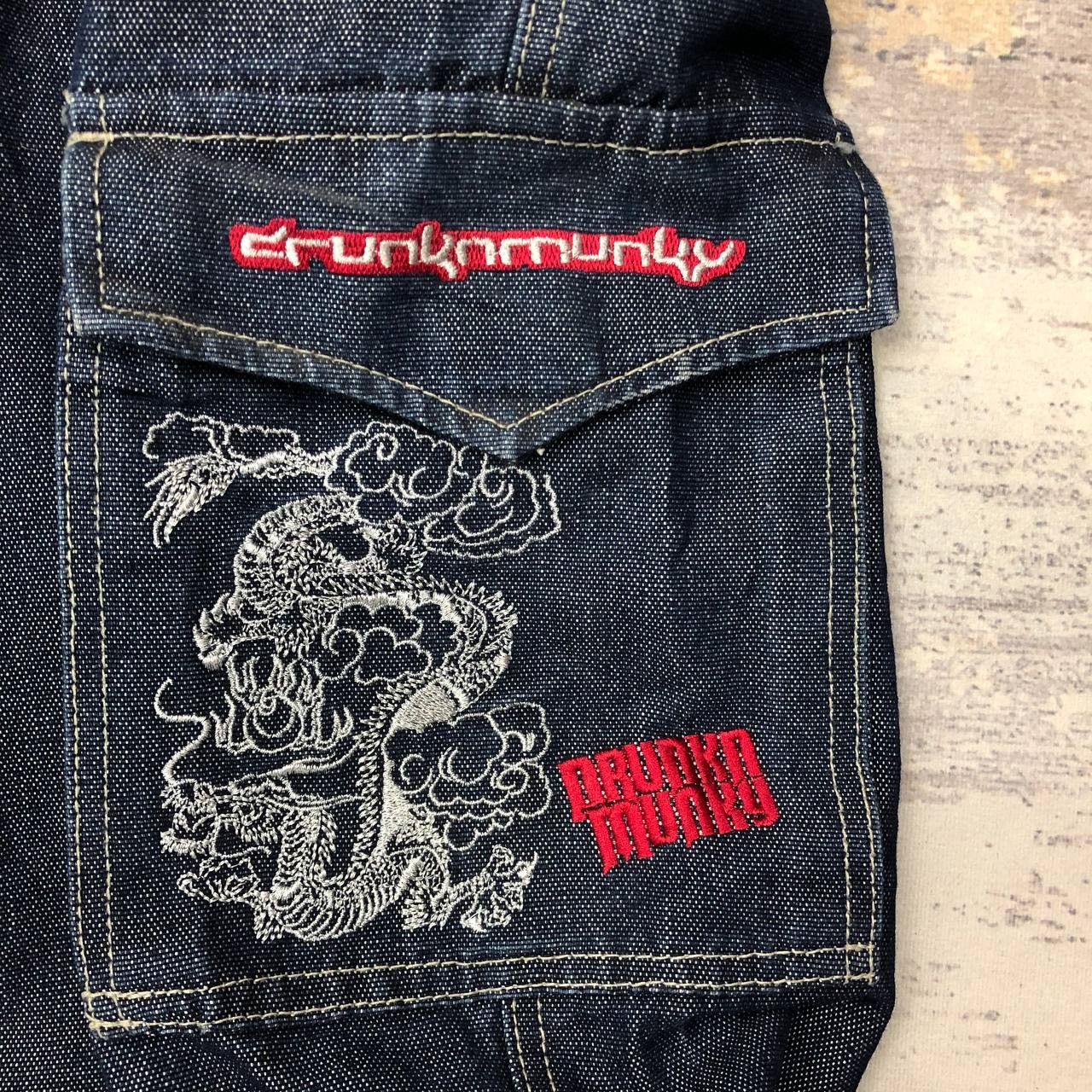 DrunknMunky P52 DRUNKN MUNKY SKATEBOARD CARGO JEANS Size US 30 / EU 46 - 5 Thumbnail