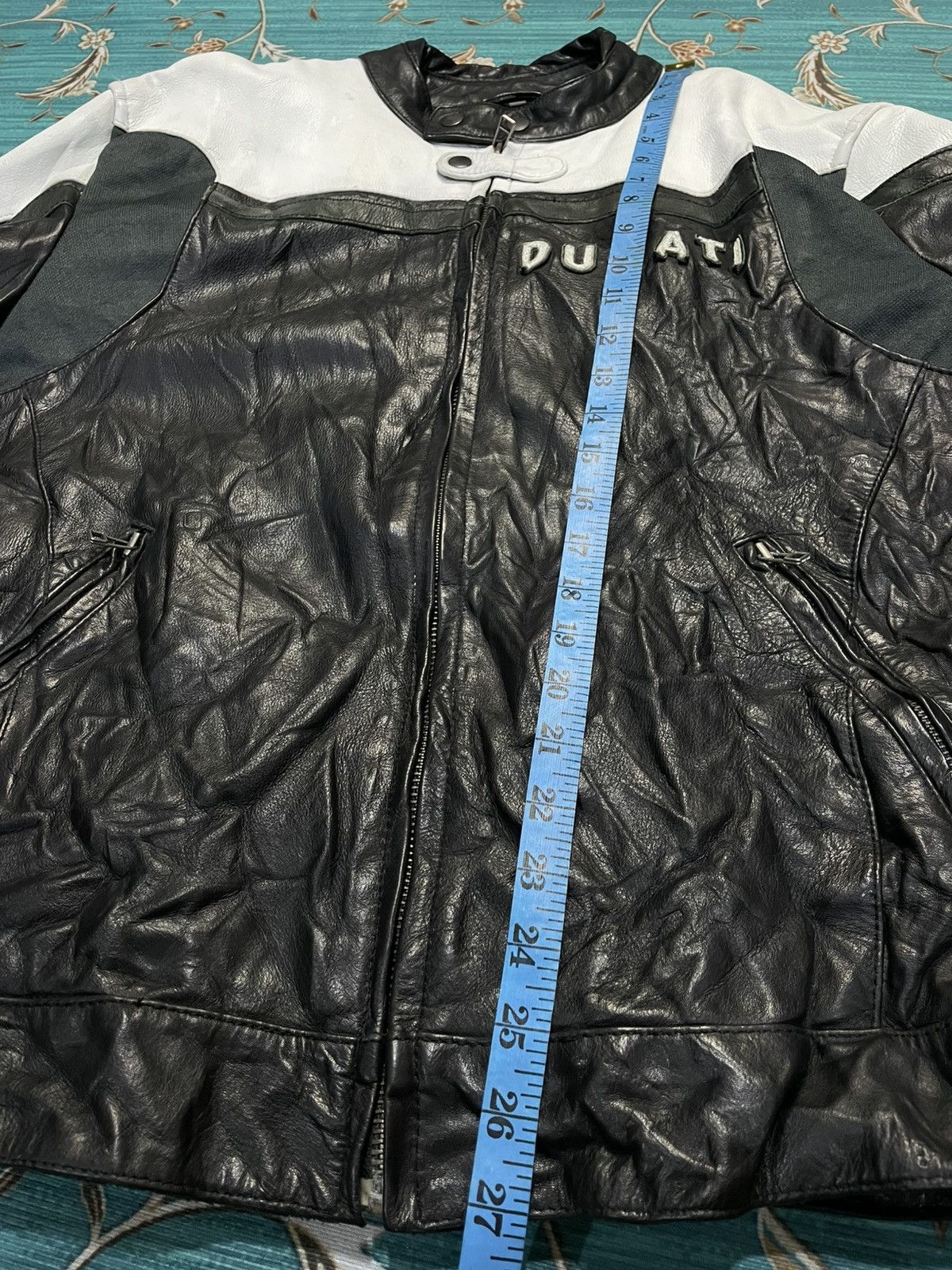 Ducati Vintage Ducati Meccanica Bologna Leather Motorcycle Jacket Size US L / EU 52-54 / 3 - 17 Thumbnail