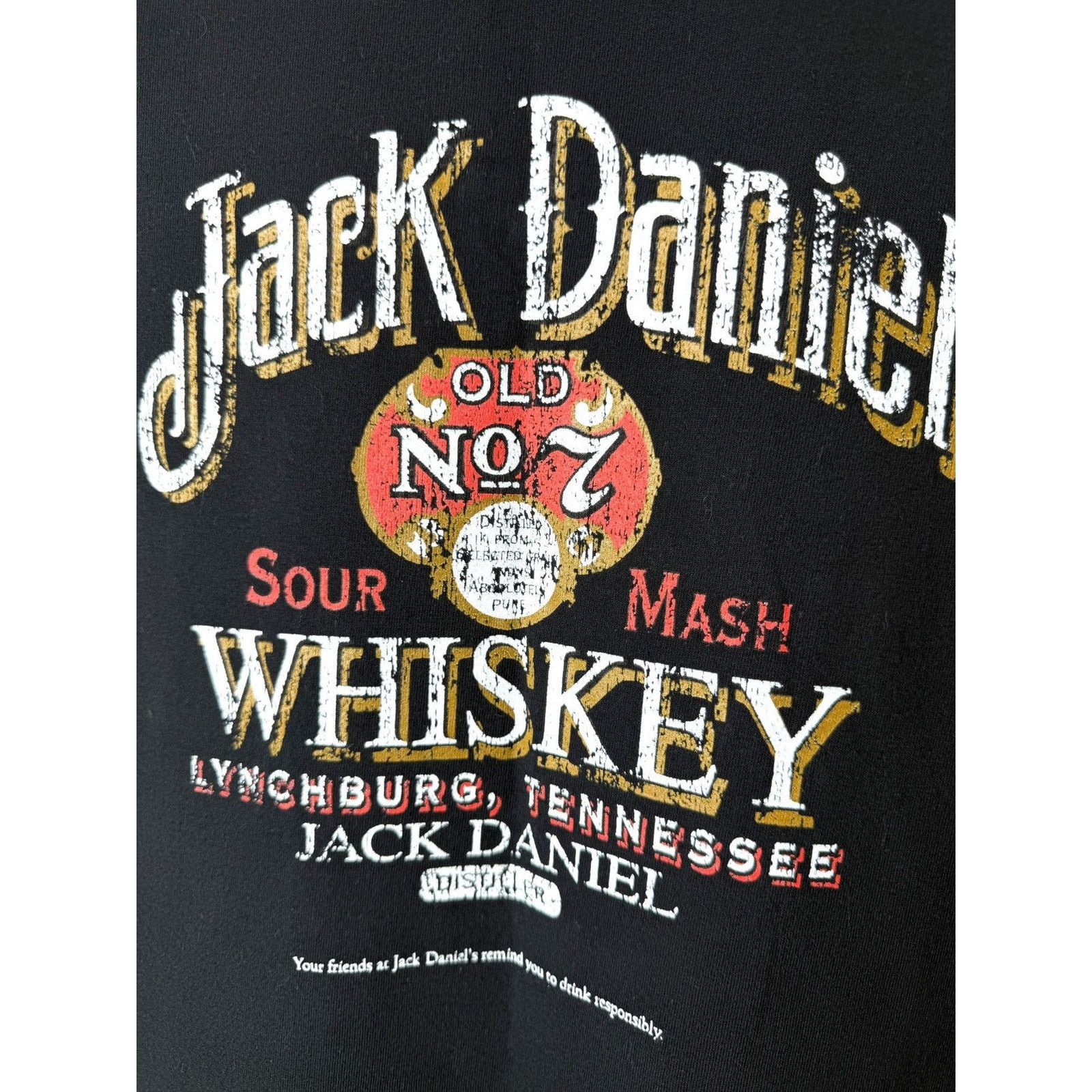 Vintage 00’s Jack Daniels Vintage T Shirt Icon Alcohol Whiskey Size US L / EU 52-54 / 3 - 3 Thumbnail