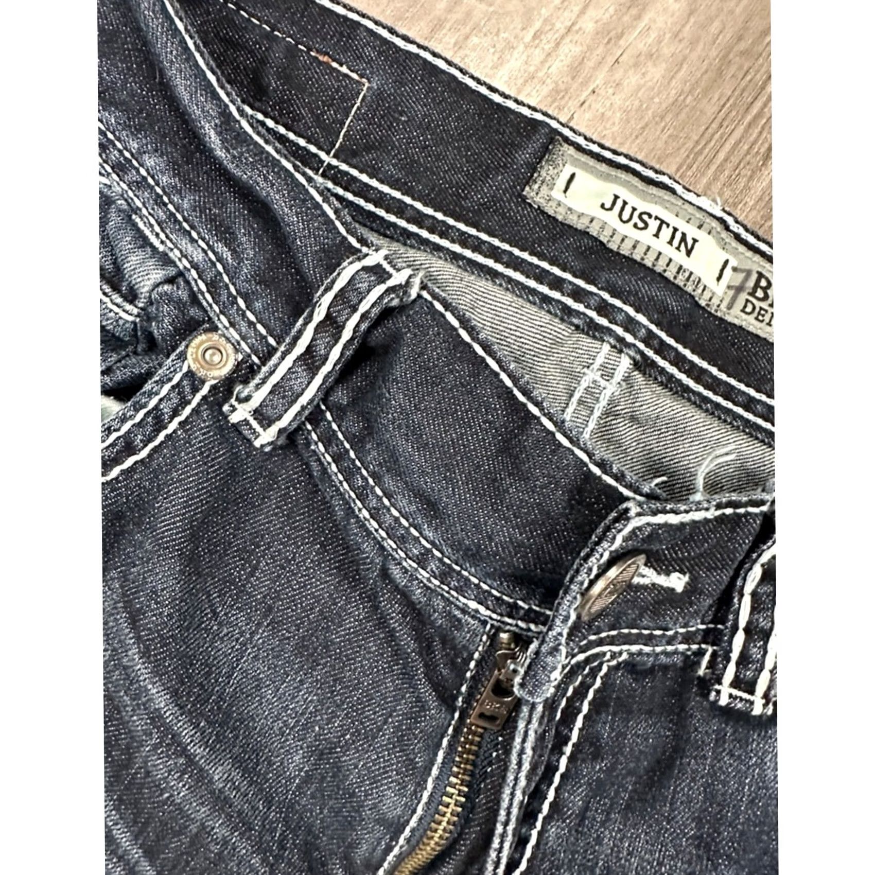 BKE BKE Denim Jeans Bootcut Regular 32 Men Blue 32 Regular Leather? Size US 32 / EU 48 - 6 Thumbnail