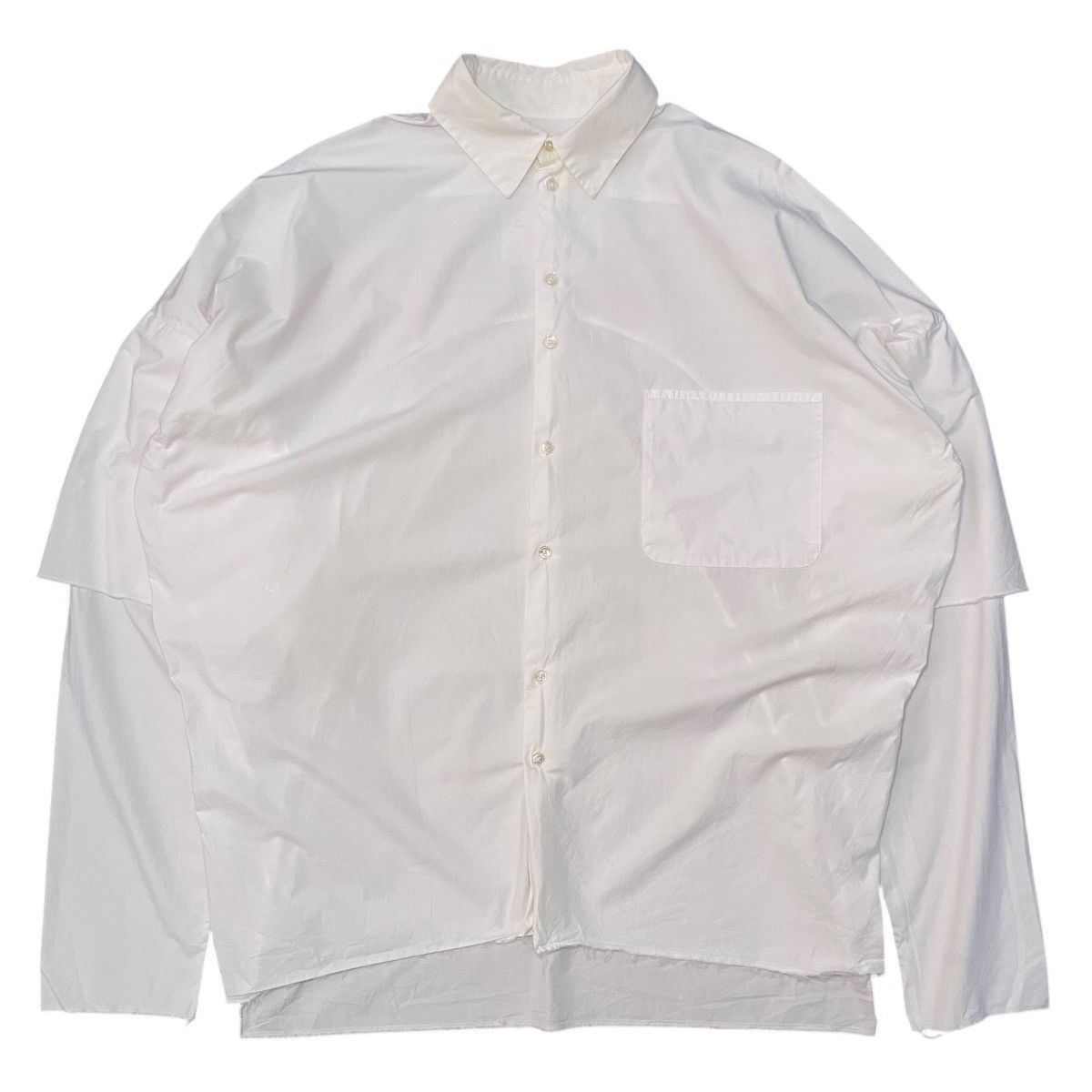 Camiel Fortgens Camiel Fortgens Oversized Layered Double Sleeve Shirt Size US S / EU 44-46 / 1 - 2 Thumbnail