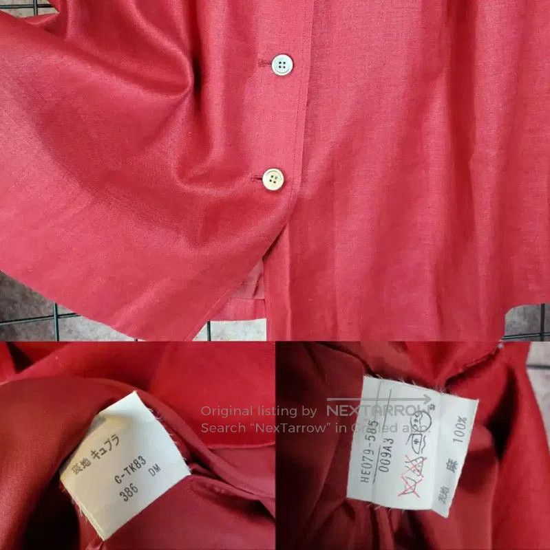 Other YSL Red Linen Midi Skirt for Summer . Size 29" - 5 Thumbnail