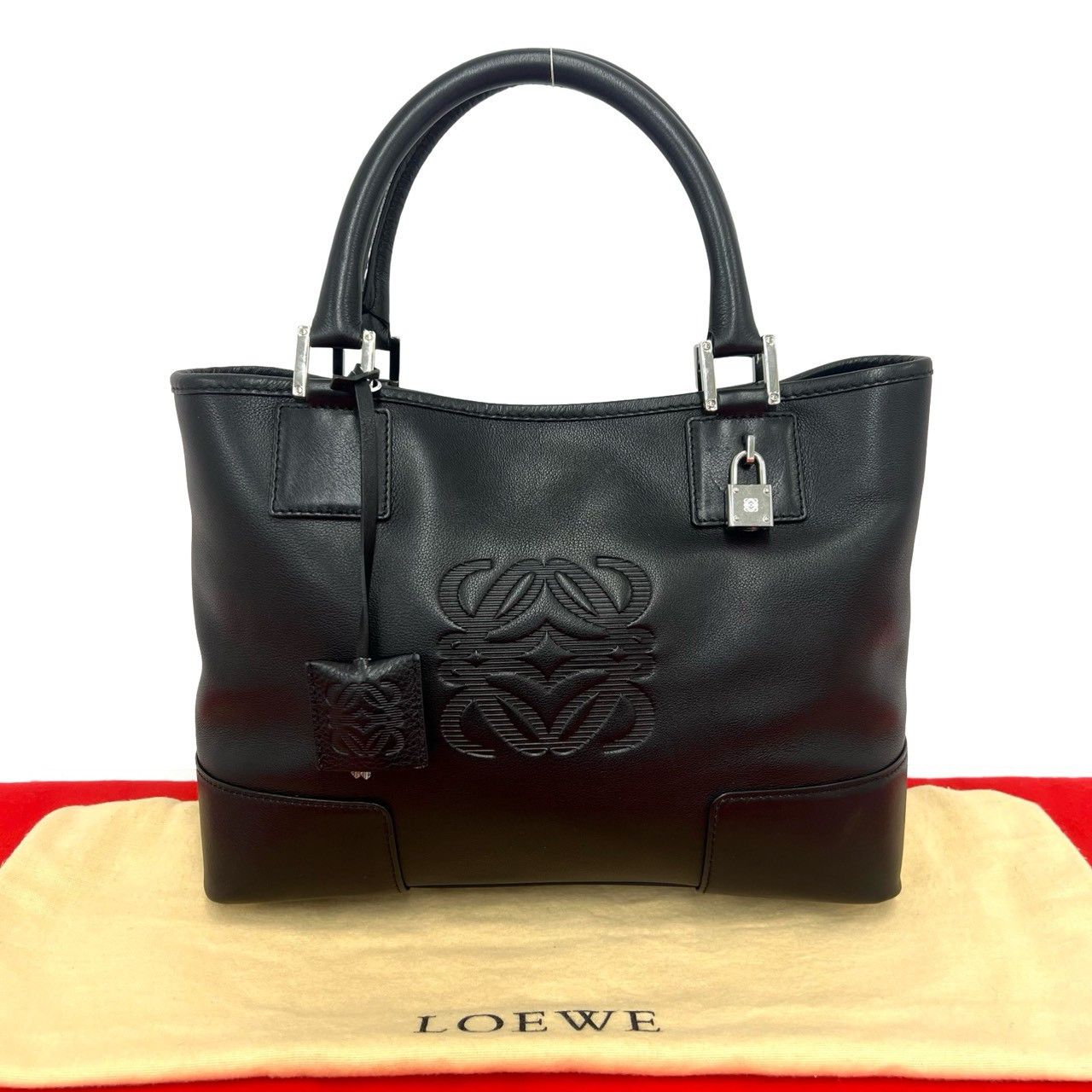 Loewe Loewe Loewe Leather Handbag Leather Tote Bag DUTY FREE for USA Size ONE SIZE - 1 Thumbnail