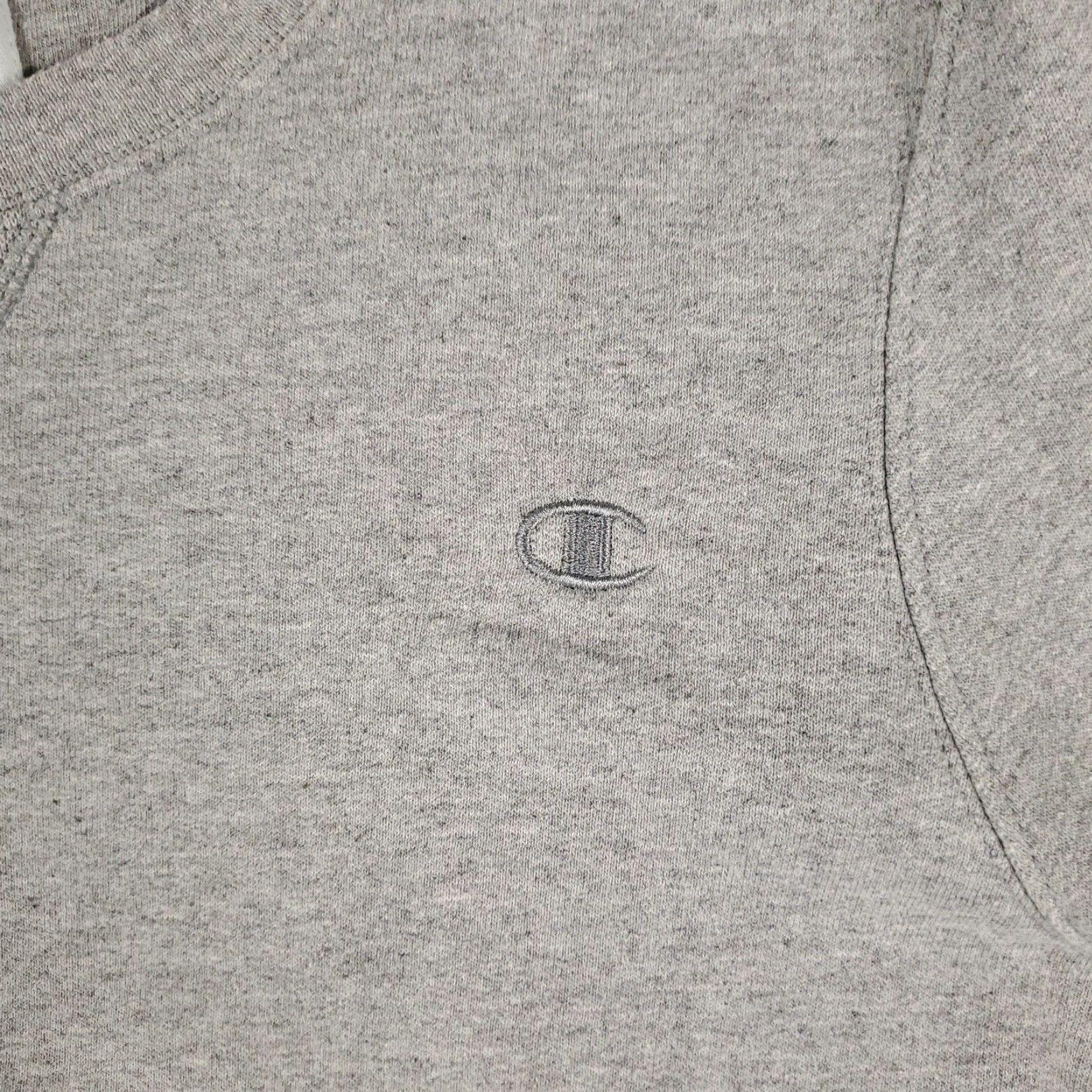 Champion Champion Gray Pullover Sweater Mens Large Long Sleeve Crew Neck Fleece Size US L / EU 52-54 / 3 - 2 Thumbnail