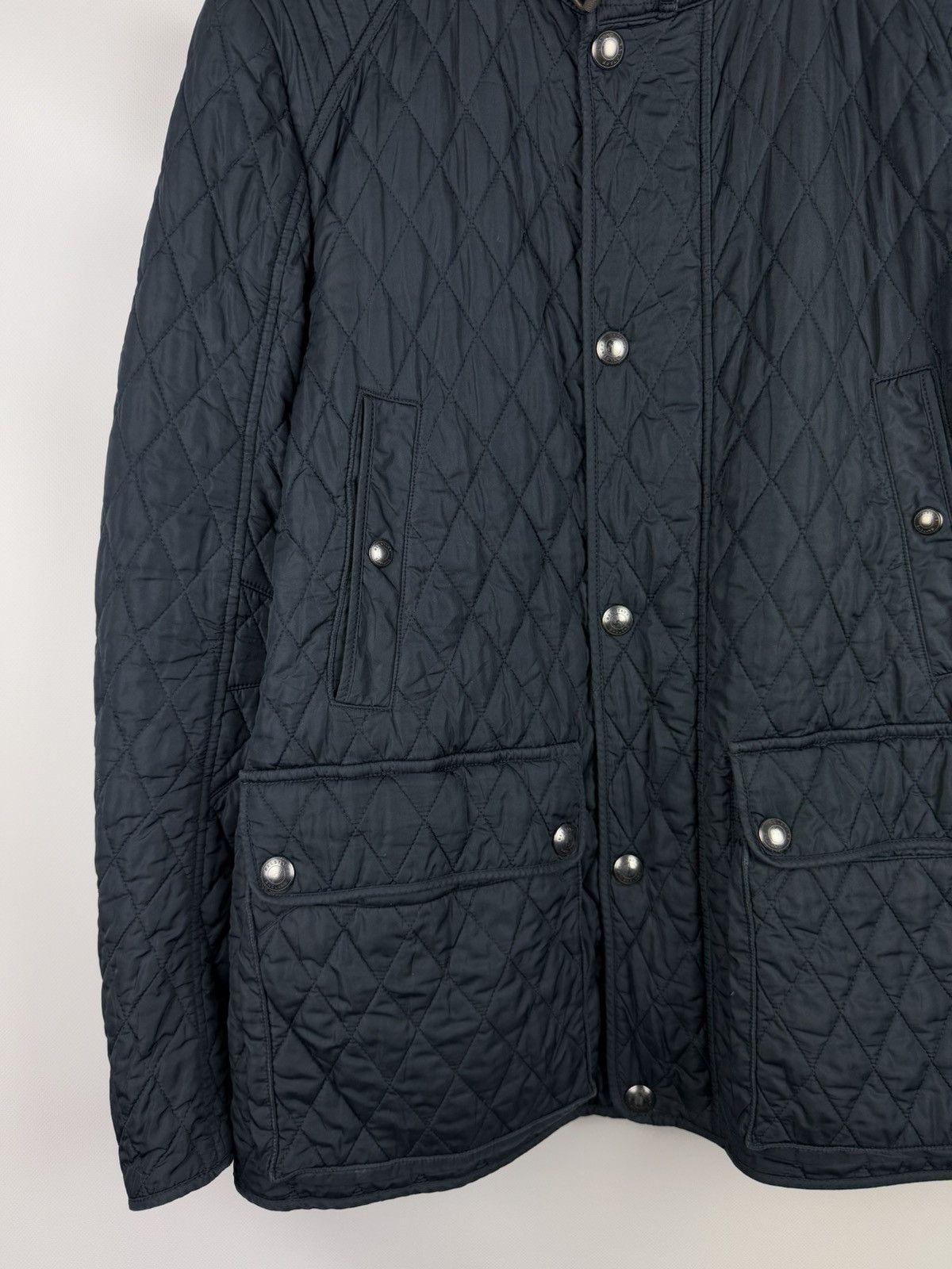 Belstaff Belstaff Men’s Quilted Jacket Size 56 Navy Size US XL / EU 56 / 4 - 5 Thumbnail