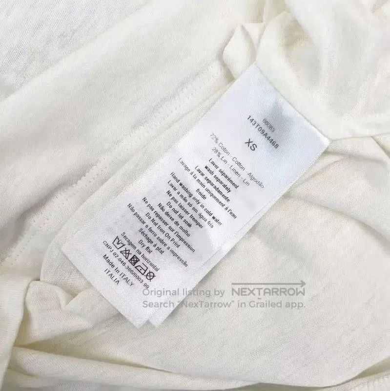 Dior Dior White Cotton XS Women's T. Size XS / US 0-2 / IT 36-38 - 4 Thumbnail