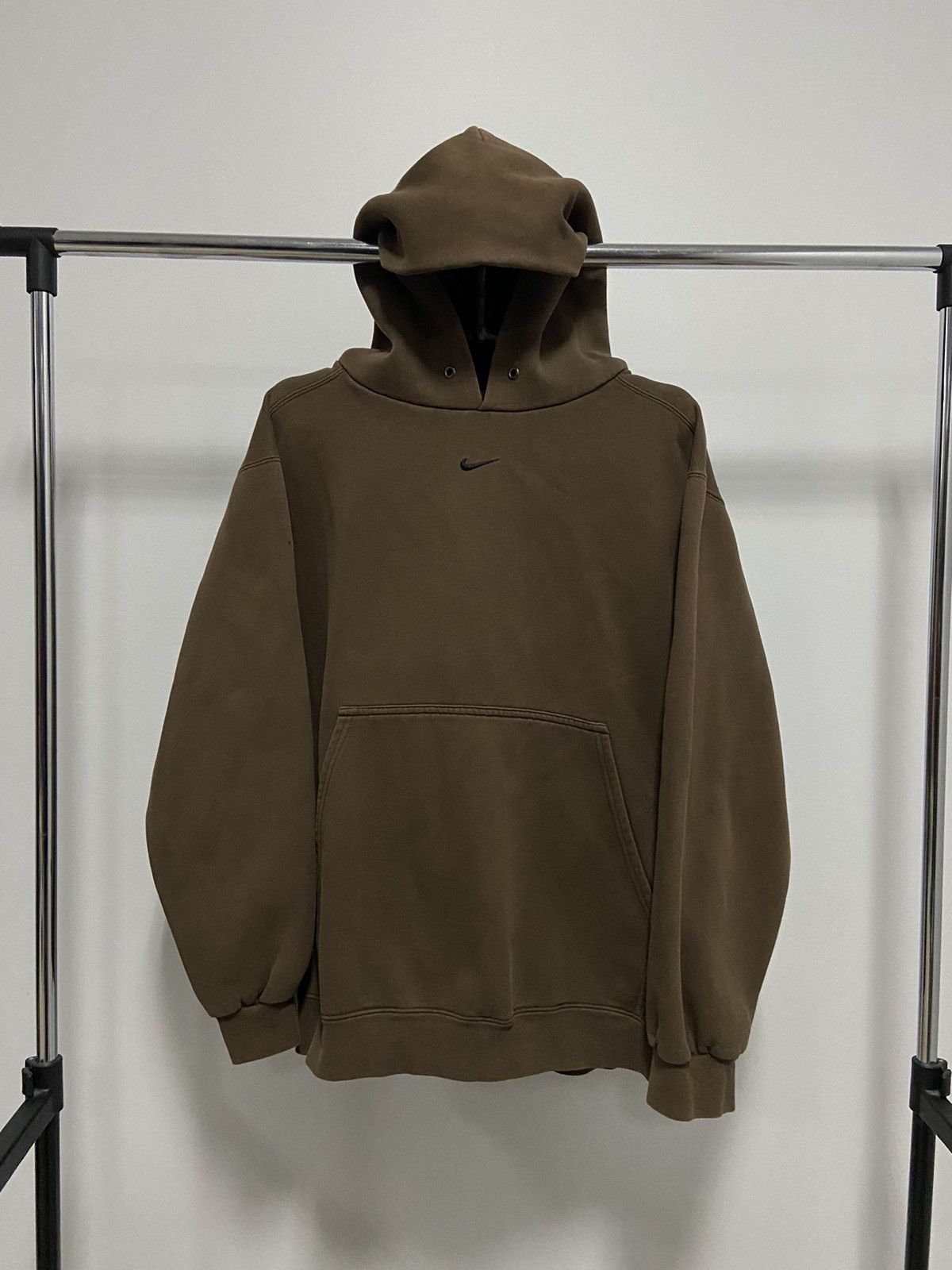 Nike × Vintage Nike Vintage Hoodie small swoosh center Logo Size US S / EU 44-46 / 1 - 1 Thumbnail
