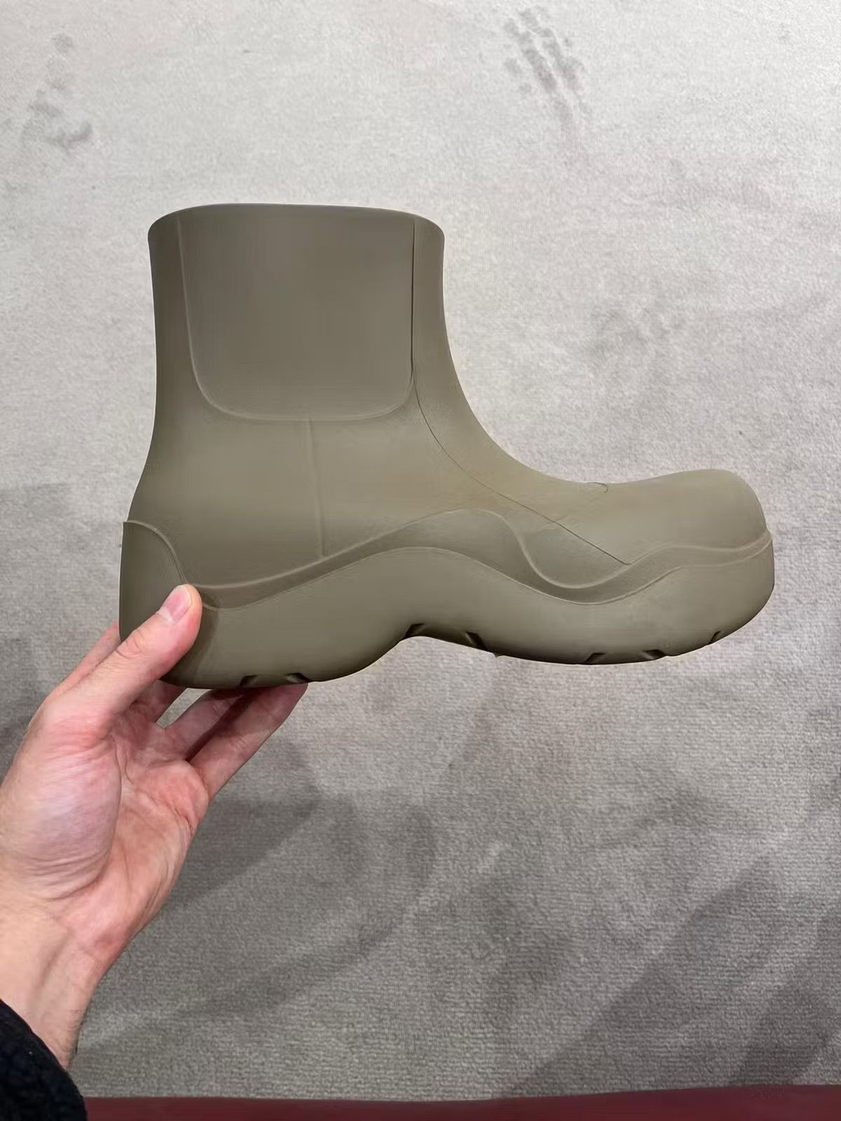 Bottega Veneta Brown Puddle Bomber Boots