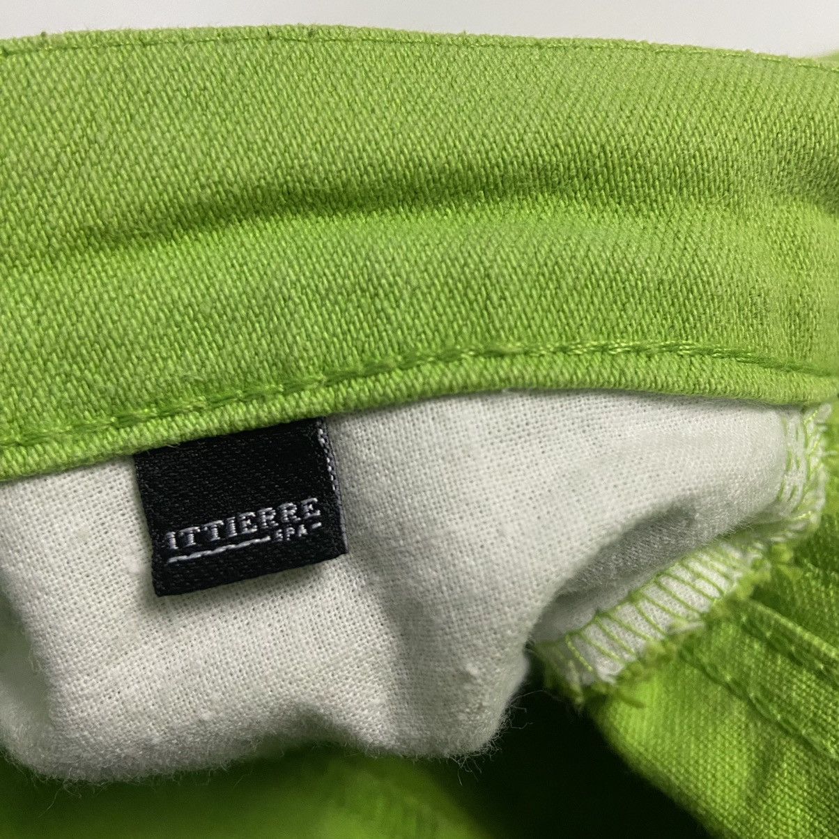 Versace Jeans Couture 2000s RARE Versace Jeans Couture Neon Green Luxury Pants Size 26" / US 2 / IT 38 - 10 Thumbnail