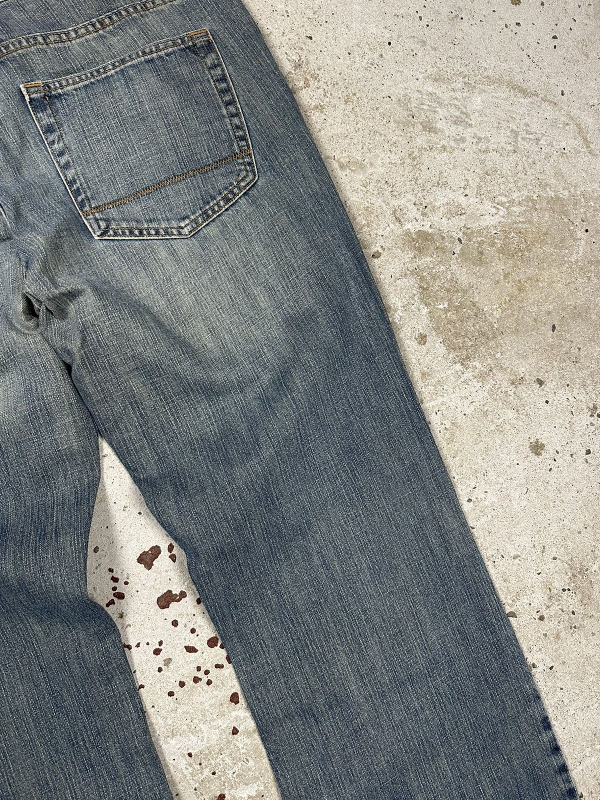 If Six Was Nine Vintage Y2K Baggy Flare Boot Cut Distressed Jeans Japanese Size US 38 / EU 54 - 15 Thumbnail