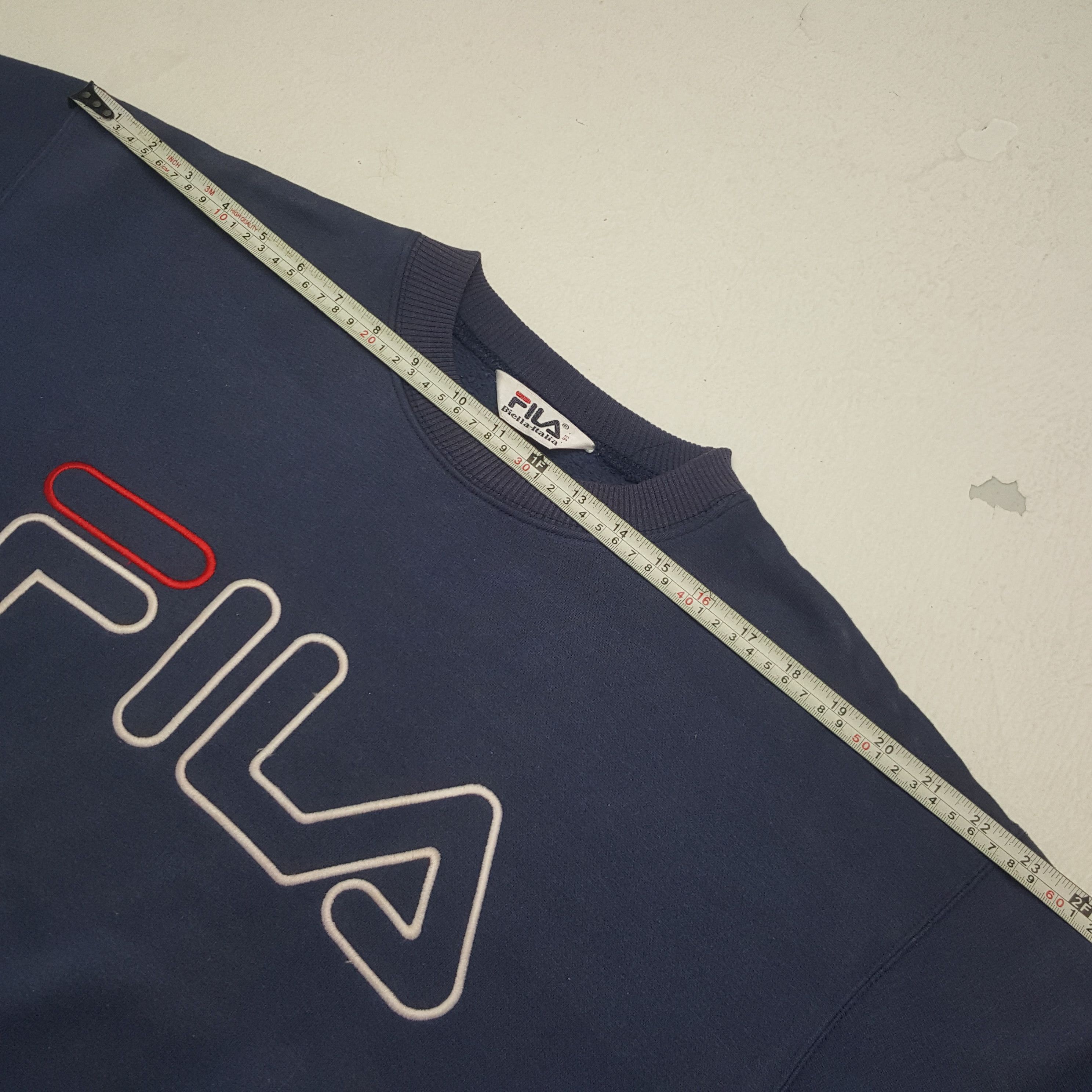 Fila × Vintage Vintage Fila Biella Italia Sweatshirt Size US L / EU 52-54 / 3 - 6 Thumbnail