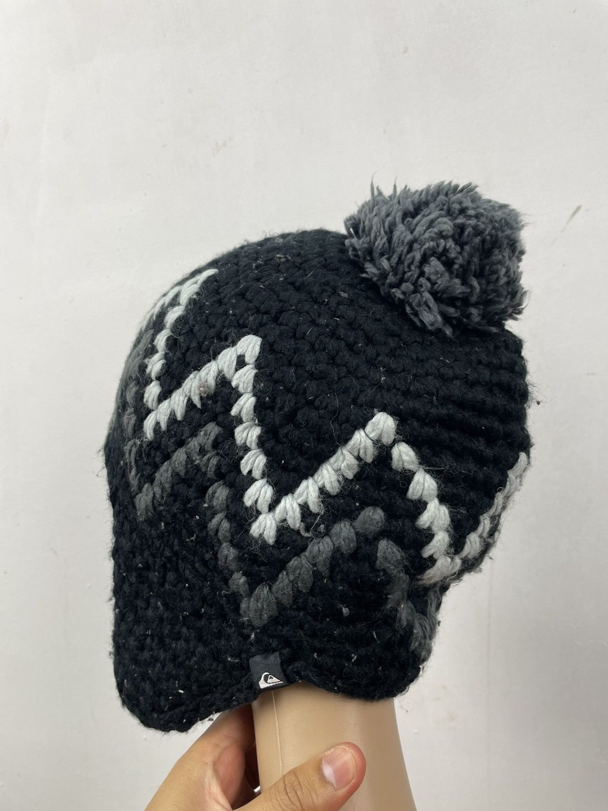 Quiksilver × Vintage Vintage Quiksilver Snow Cap Knitted Hat Tapper One Size Size ONE SIZE - 3 Thumbnail