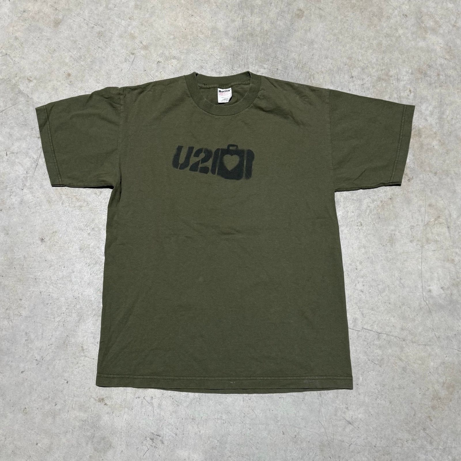 Fruit Of The Loom Vintage U2 Elevation 2001 Concert Tour Tee Size L Size US L / EU 52-54 / 3 - 1 Thumbnail