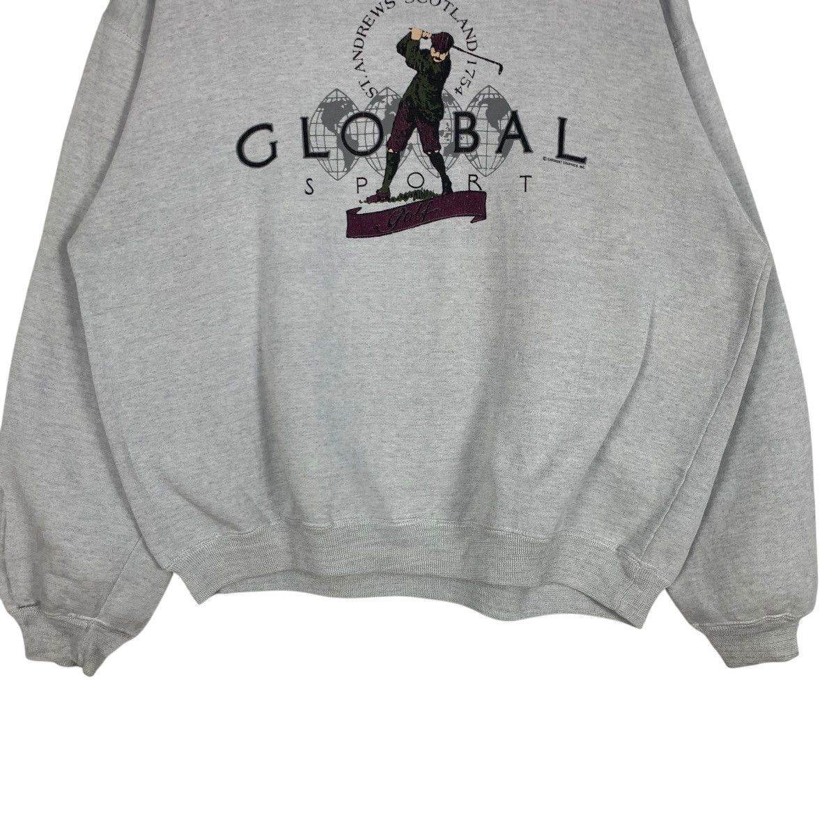 Vintage Vintage Global Sport Golf Andrew Scotland Sweatshirt BigLogo Size US L / EU 52-54 / 3 - 6 Thumbnail