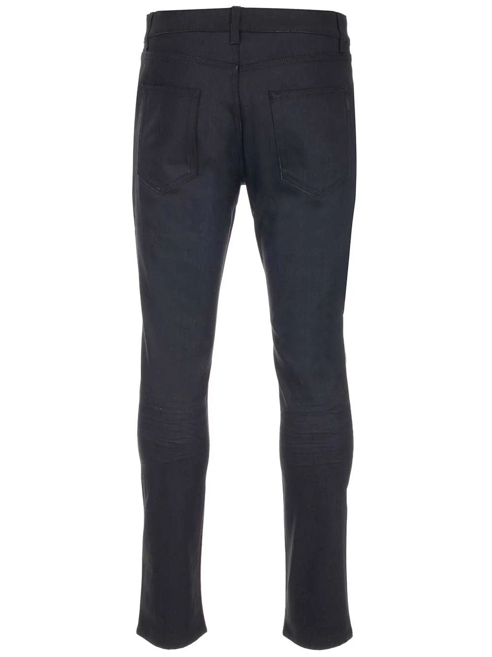 Saint Laurent Paris o1bcso1str0924 Cropped Skinny Fit Jeans in Black Size US 26 / EU 42 - 2 Thumbnail