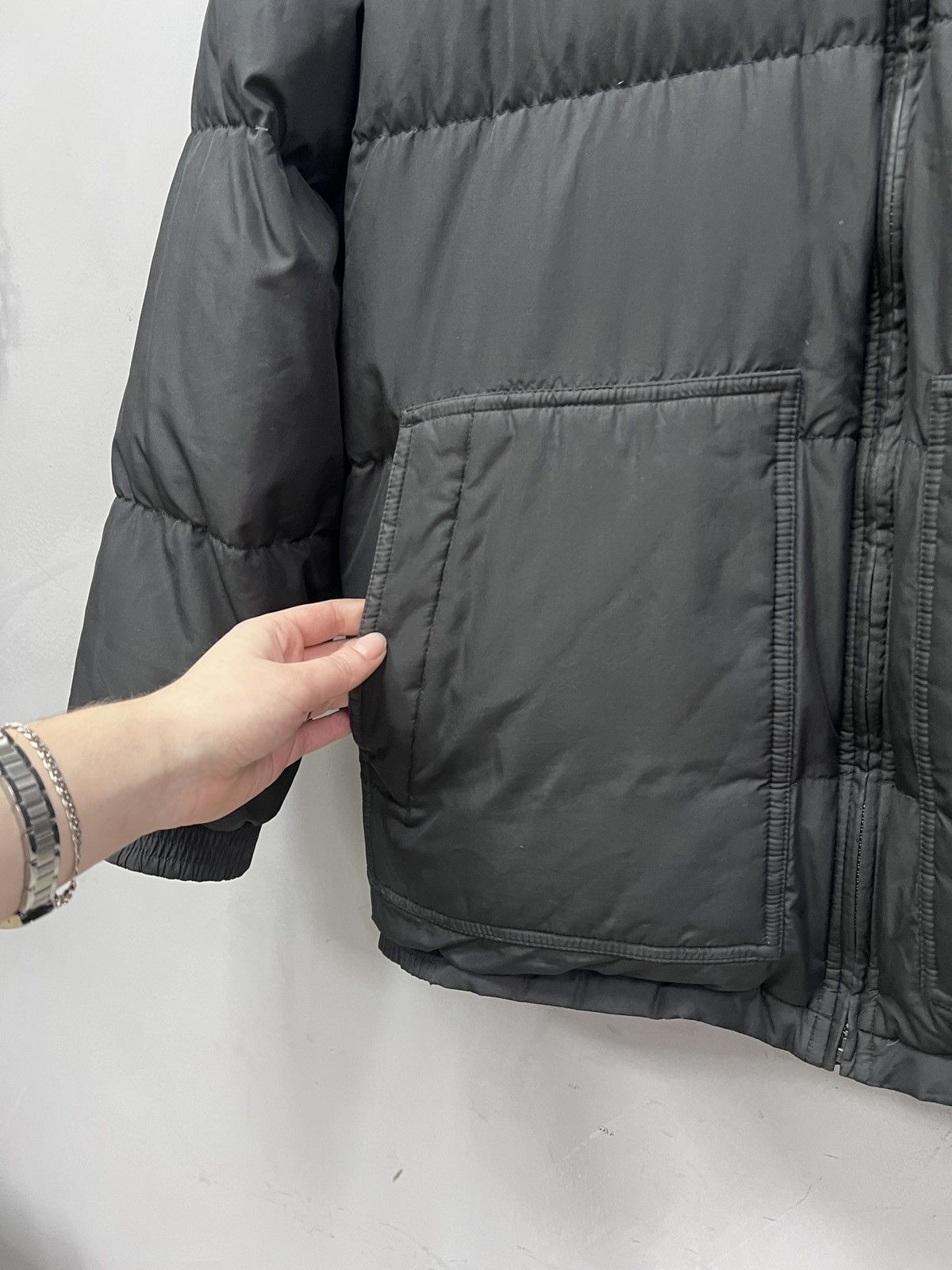 Nike Kanye west style puffer nike centr logo jacket 2000s style Size US M / EU 48-50 / 2 - 4 Thumbnail