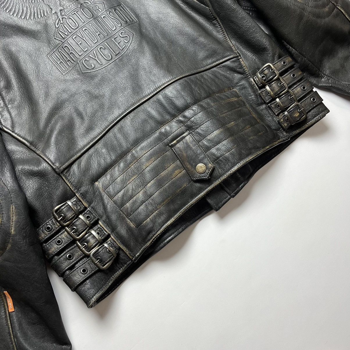 Harley Davidson Harley Davidson Motorcycles Leather Jacket Size US XL / EU 56 / 4 - 12 Thumbnail