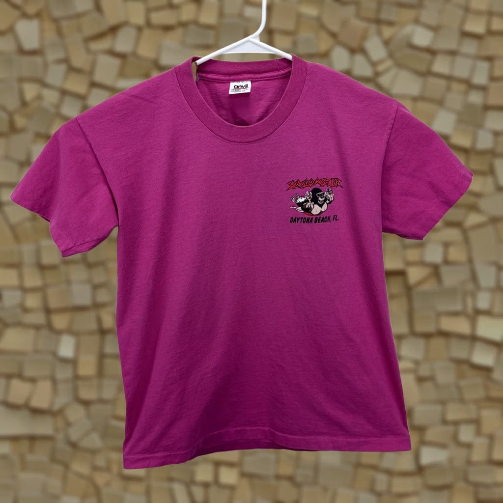 Anvil Vintage Skycoaster Daytona Florida Roller coaster Shirt Pink Large King Kong Size US L / EU 52-54 / 3 - 1 Thumbnail