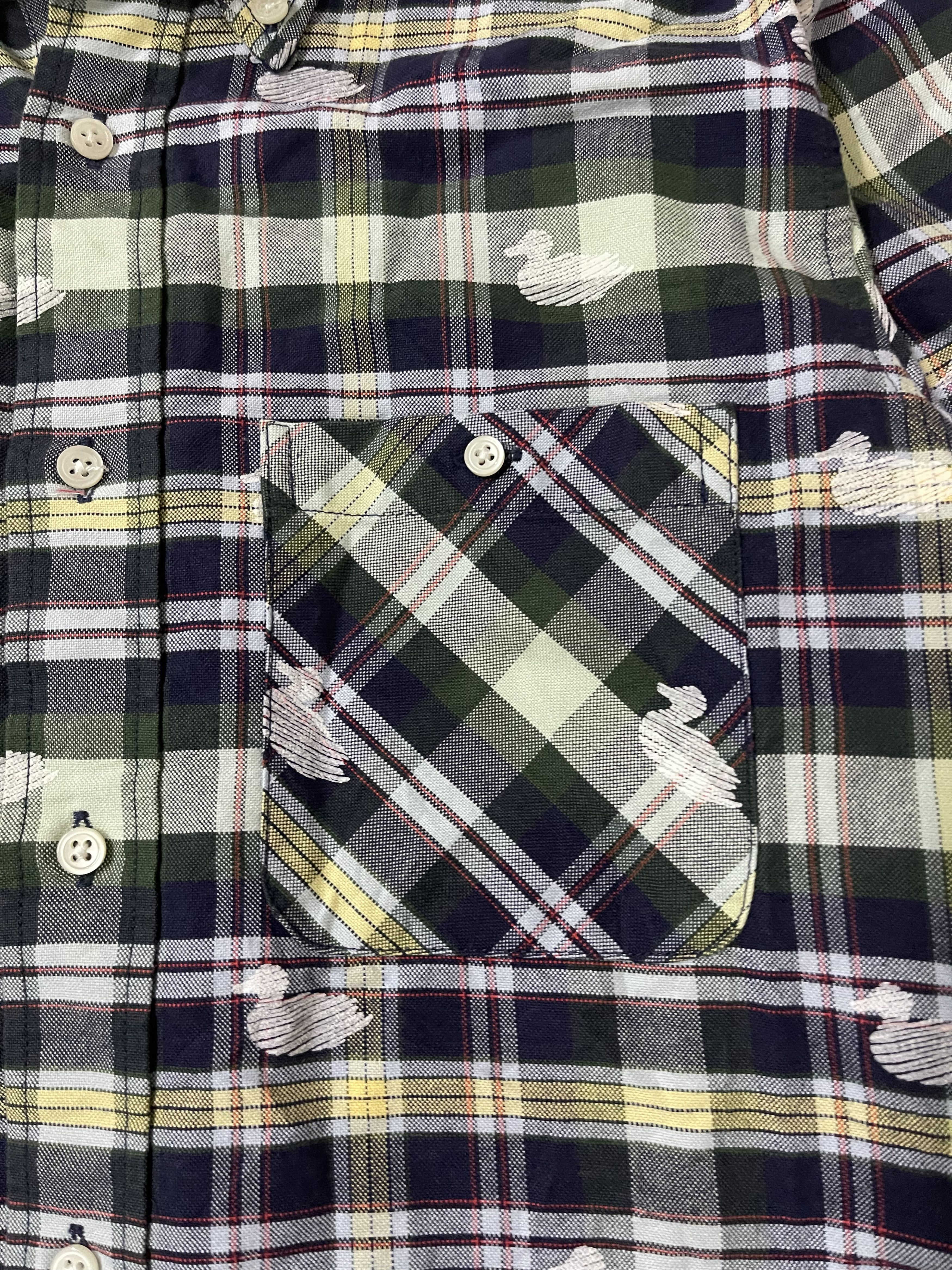 Thom Browne Koe x Thom Browne LongSleeve Checked Duck Shirt Size US S / EU 44-46 / 1 - 5 Thumbnail