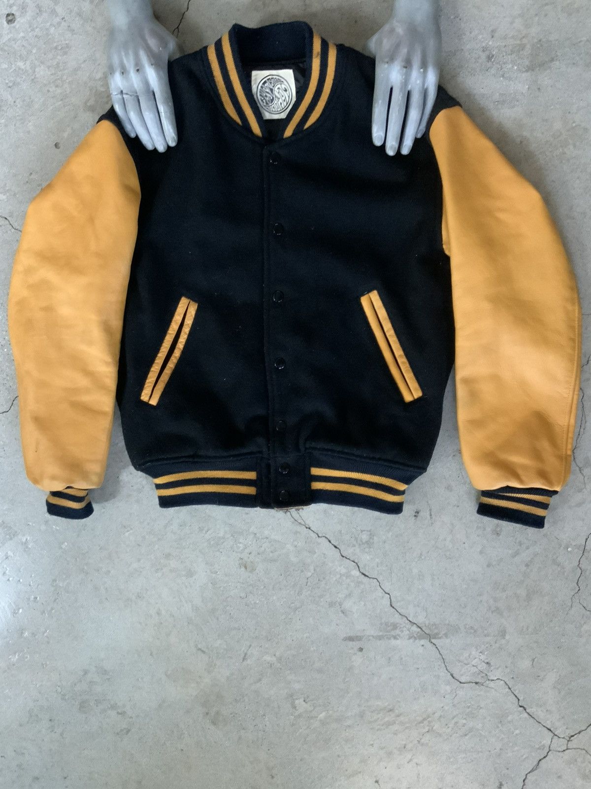 Hysteric Glamour HYSTERIC GLAMOUR MISS HYSTERIC LEATHER VARSITY JACKET Size US M / EU 48-50 / 2 - 2 Thumbnail