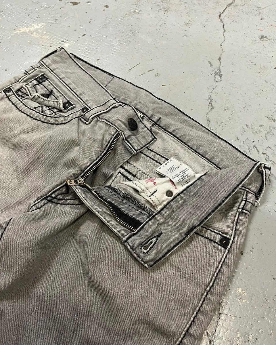 Vintage True Religion Grey Denim Jeans Size US 32 / EU 48 - 8 Thumbnail