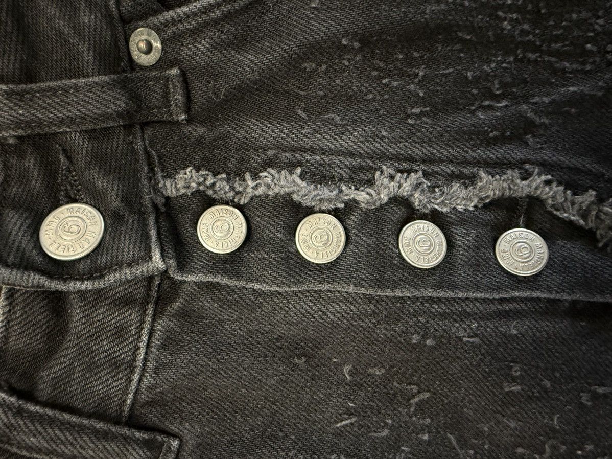 Maison Margiela Maison Margiela MM6 black distressed Denim Jeans Size 26" / US 2 / IT 38 - 5 Thumbnail