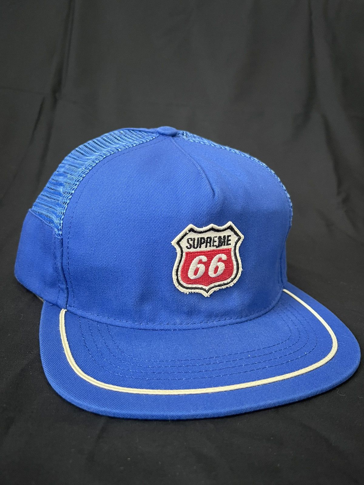 Supreme SS12 Supreme Route 66 Side Vent 5 Panel Snapback Cap Hat Size ONE SIZE - 1 Thumbnail