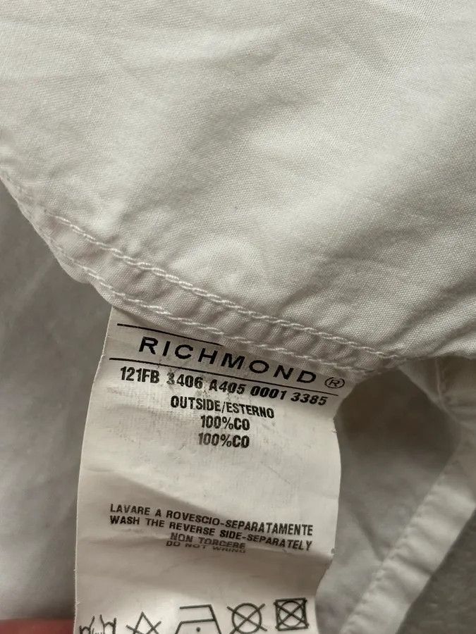 John Richmond Richmond White « To Hell And Back » Red Print Shirt Size US M / EU 48-50 / 2 - 13 Thumbnail