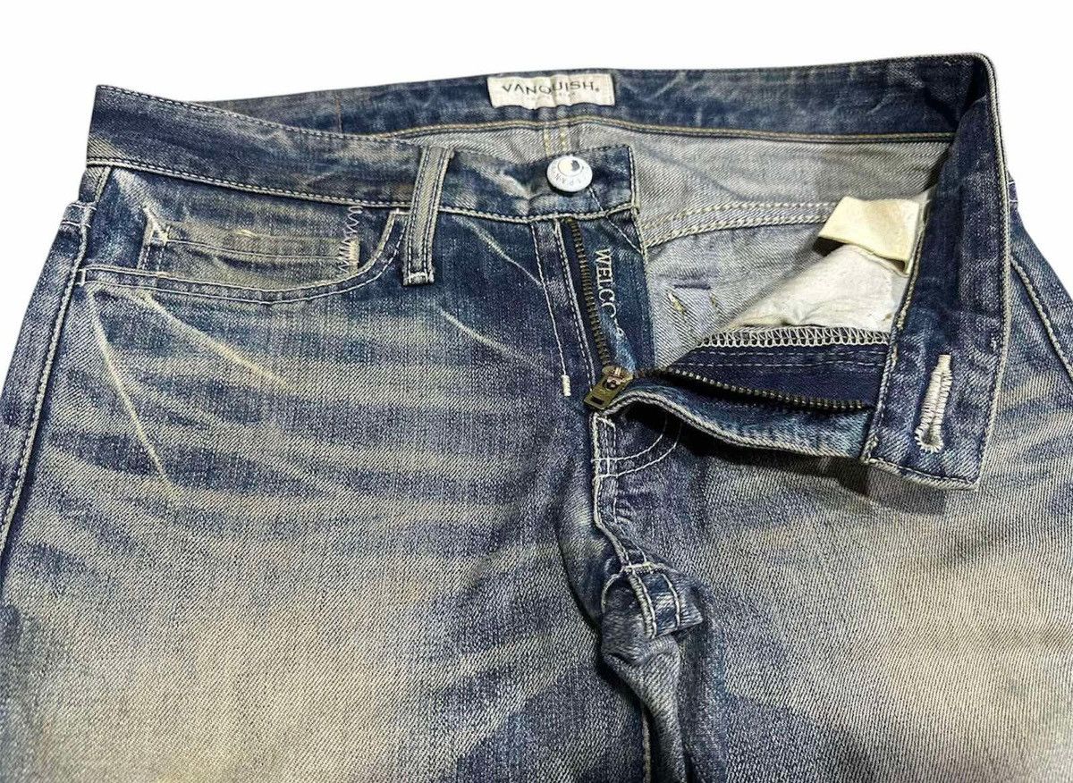 If Six Was Nine × Japanese Brand × Vanquish 🔥Archived Vanquish Mud Wash Flared Denim 2011 Size US 32 / EU 48 - 6 Thumbnail