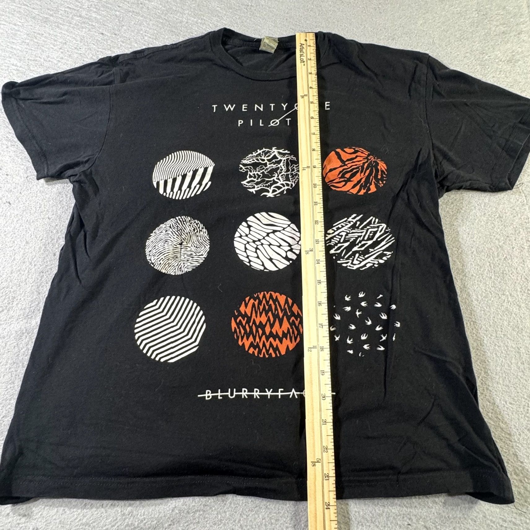 Vintage VINTAGE Twenty One Pilots Blurryface Shirt Men Large Black Band Tee Rock Tour Graphic Cotton Size US L / EU 52-54 / 3 - 7 Thumbnail