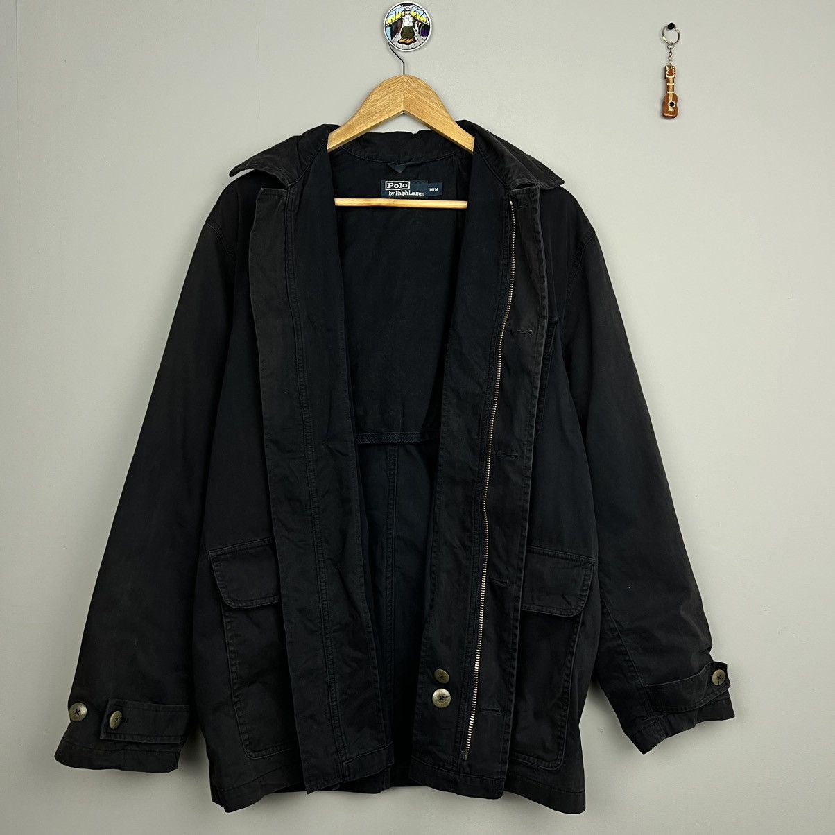 Polo Ralph Lauren × Vintage Faded Polo Ralph Lauren Vintage Work Hunt Jacket Coat 90s Size US M / EU 48-50 / 2 - 8 Thumbnail
