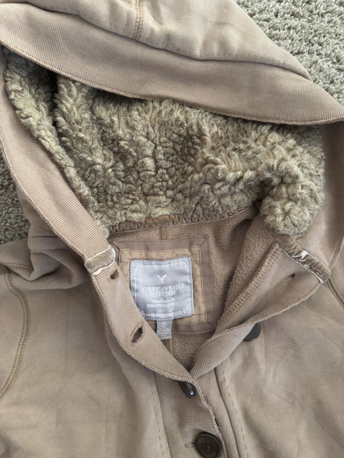 American Eagle Outfitters American Eagle fur hoodie Size US S / EU 44-46 / 1 - 3 Thumbnail