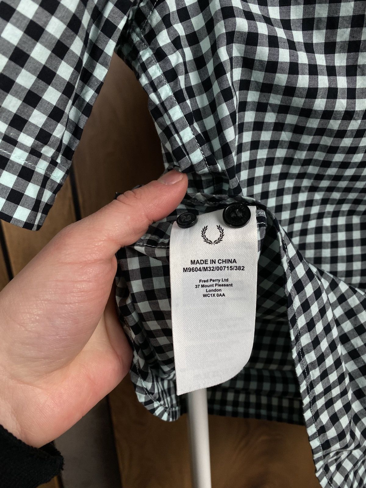 Fred Perry 🦚Shirt Short Sleeve Fred Perry Checkered Flannel Luxury Tee🦚 Size US M / EU 48-50 / 2 - 12 Thumbnail
