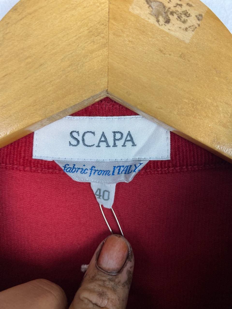 Japanese Brand scapa velvet corduroy jacket fabric from italy Size M / US 6-8 / IT 42-44 - 6 Thumbnail