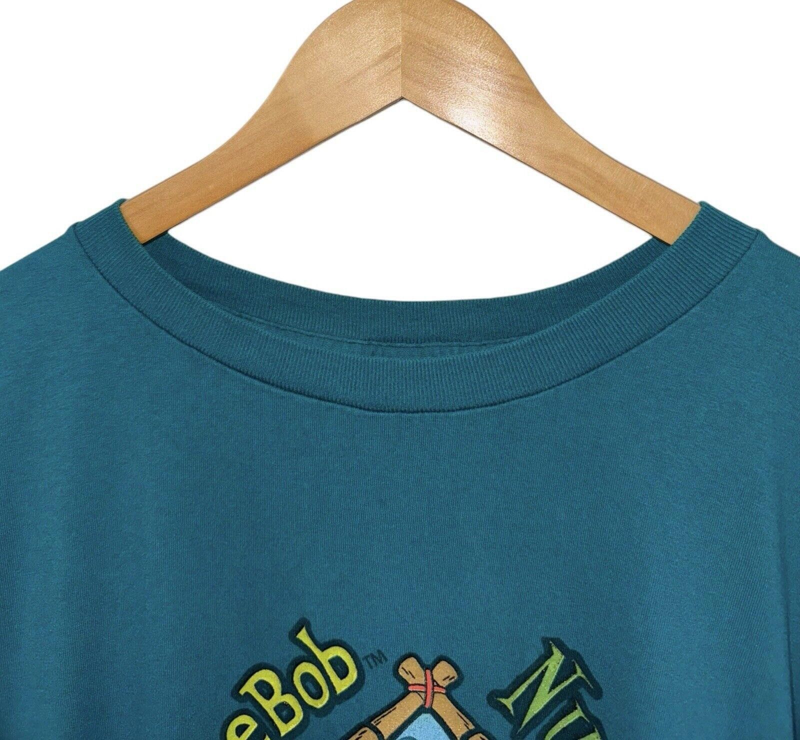 Nickelodeon Vintage 90s Spongebob Nudiepants Nickelodeon Shirt 3XL Size US XXL / EU 58 / 5 - 4 Thumbnail