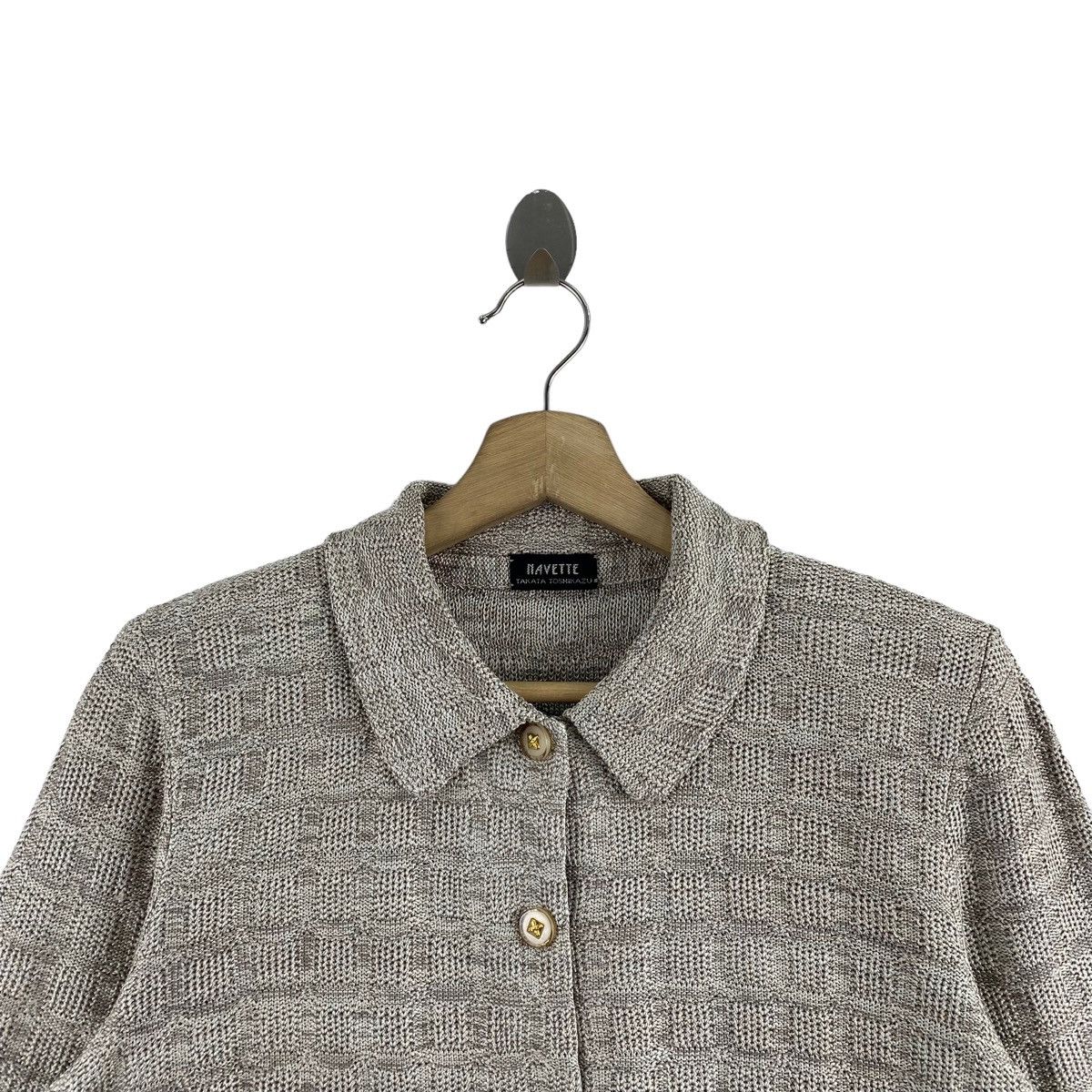 Japanese Brand NAVETTE By TAKATA TOSHIKAZU Japanese Designer Button Up Size M / US 6-8 / IT 42-44 - 2 Thumbnail