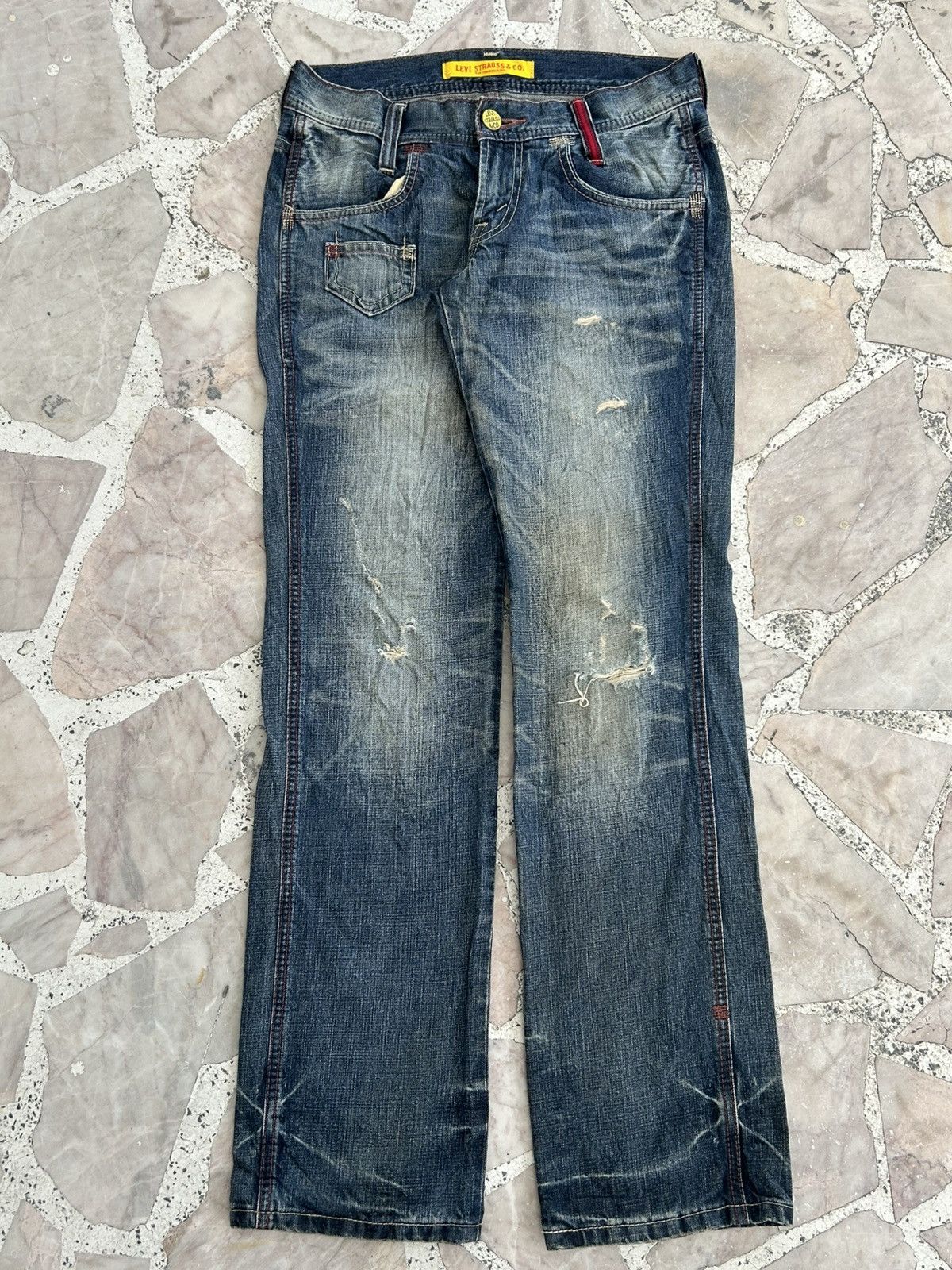 Levi's Levis Vintage Blush Ripped Denim Size 27" / US 4 / IT 40 - 1 Thumbnail