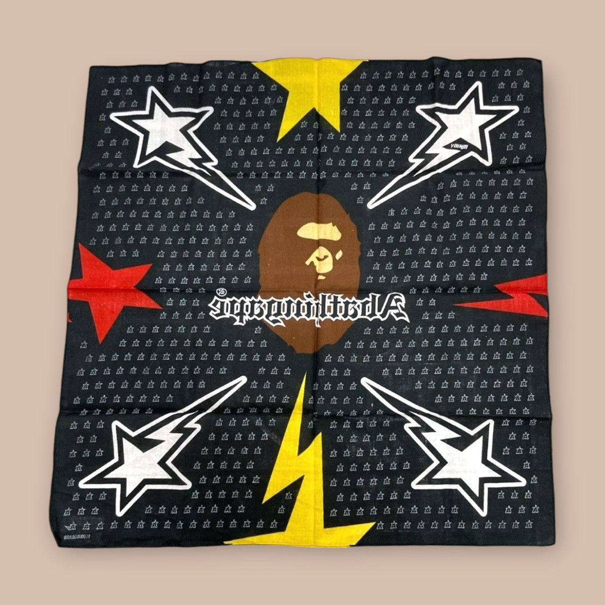 Bape 2001 Bapepsi Exclusive & 2002 Bapesta Bandana Handkerchief Size ONE SIZE - 7 Thumbnail
