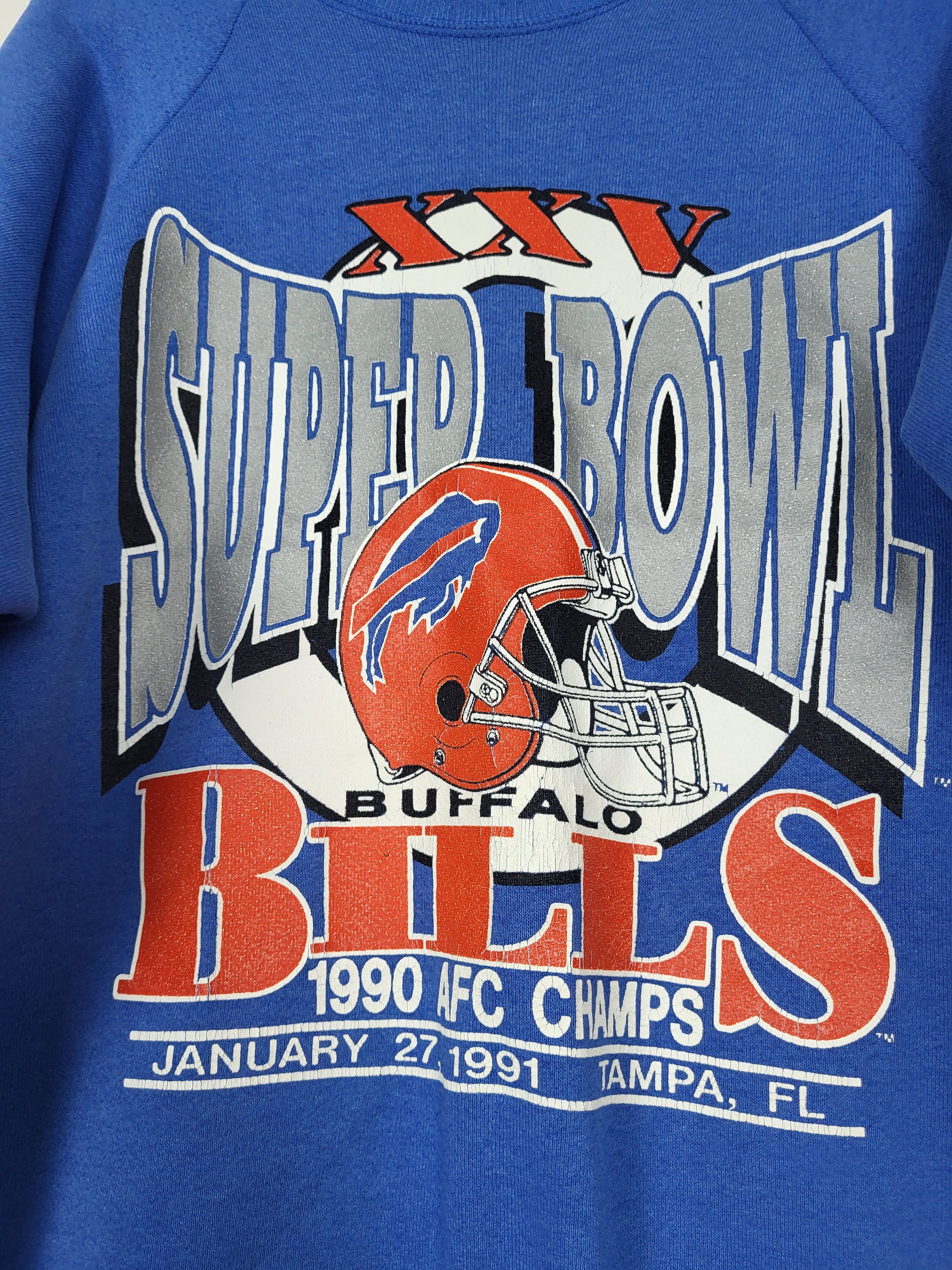 NFL Super Bowl XXV Buffalo Bills NFL 90s sweatshirt Size US XL / EU 56 / 4 - 3 Thumbnail